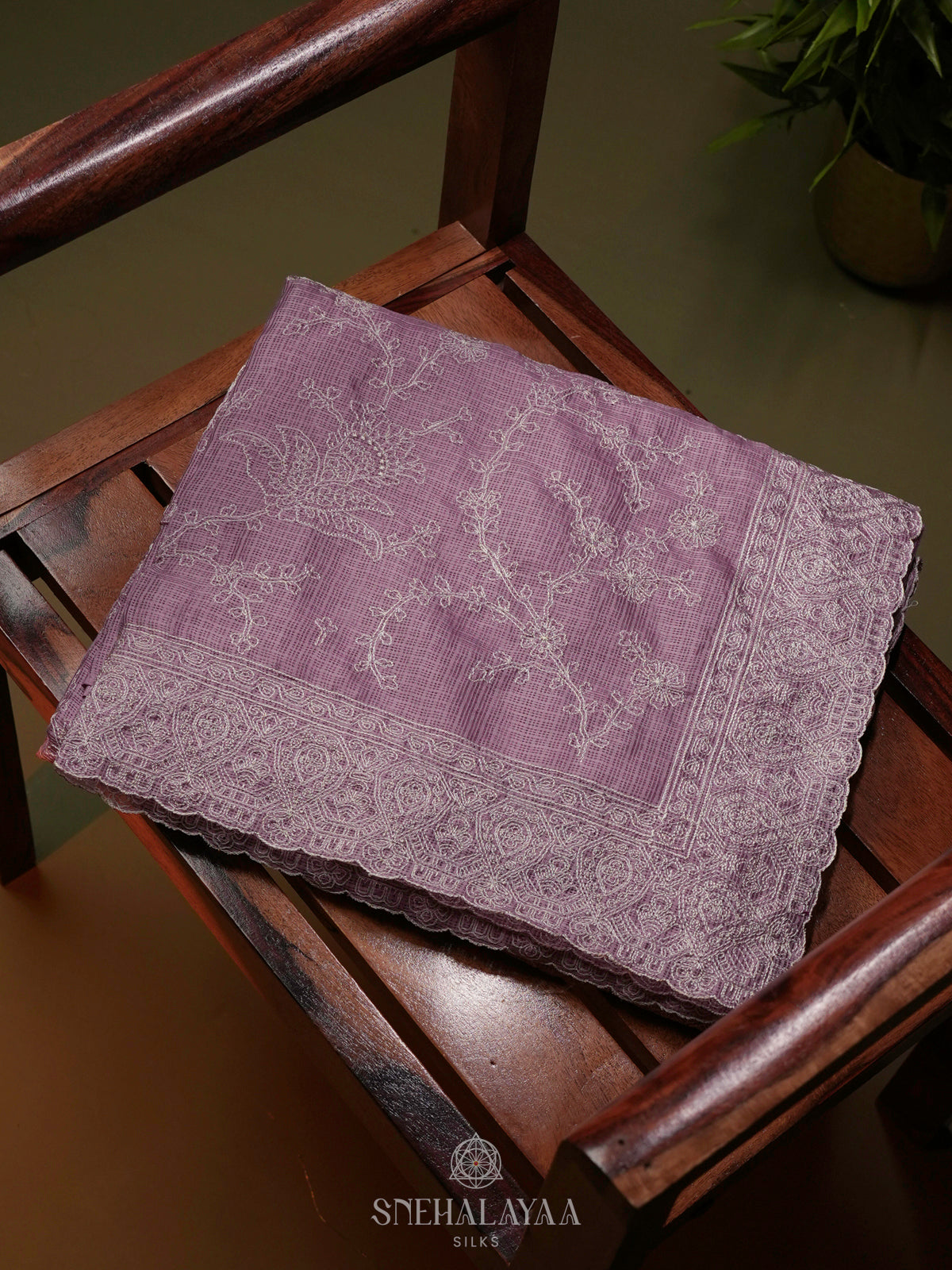 Lilac Kota Saree