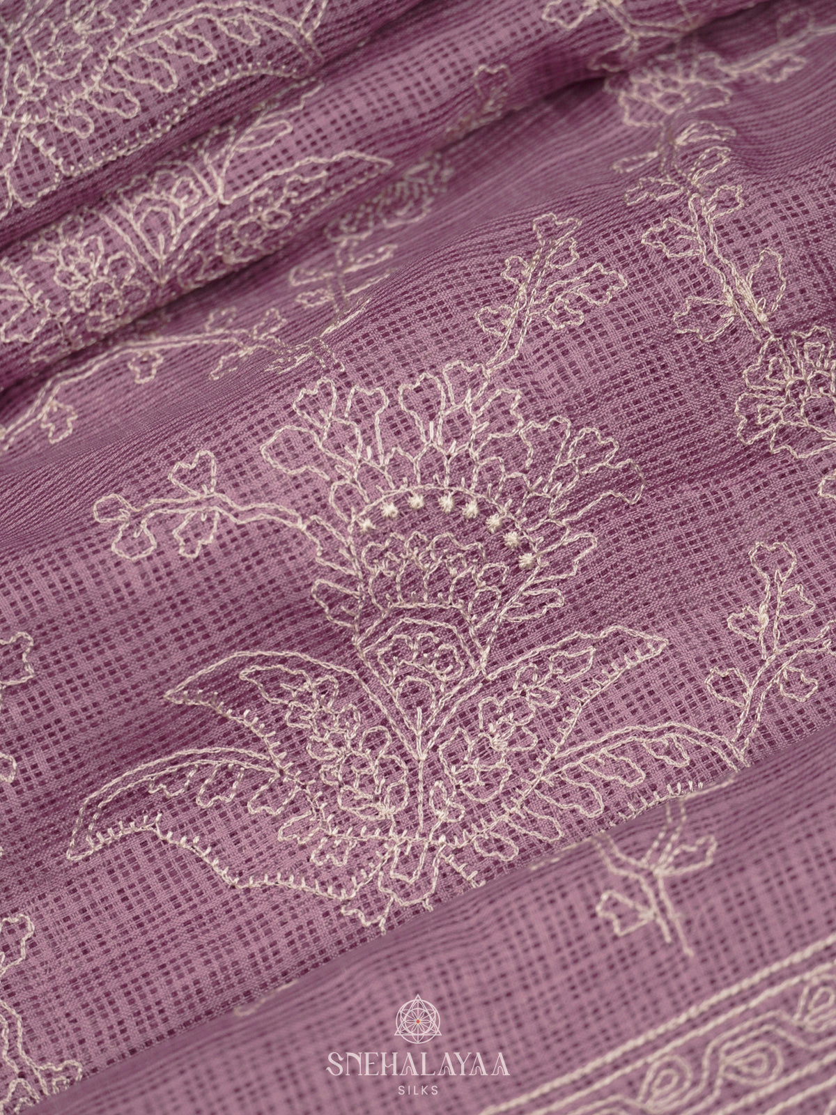 Lilac Kota Saree