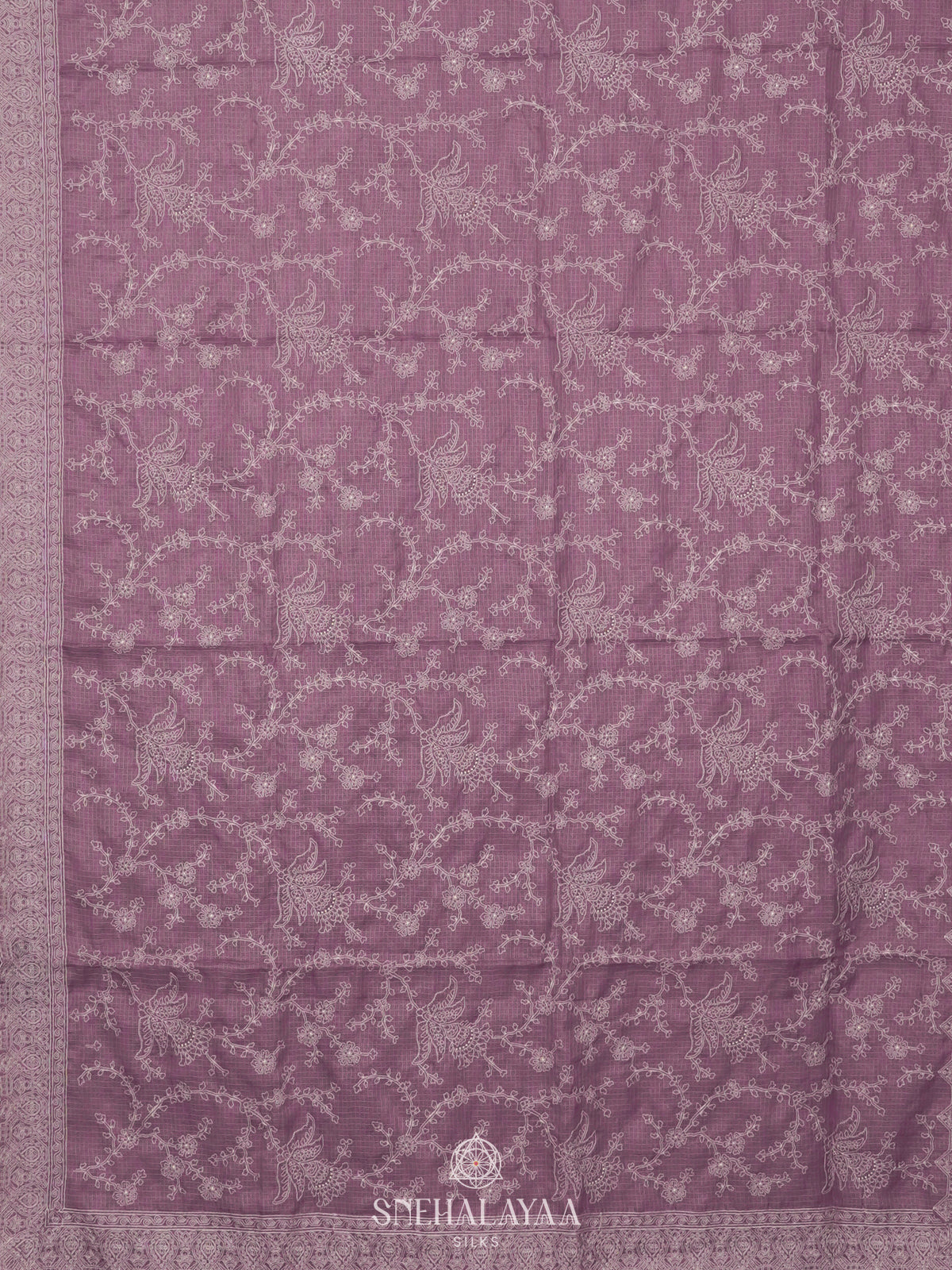 Lilac Kota Saree