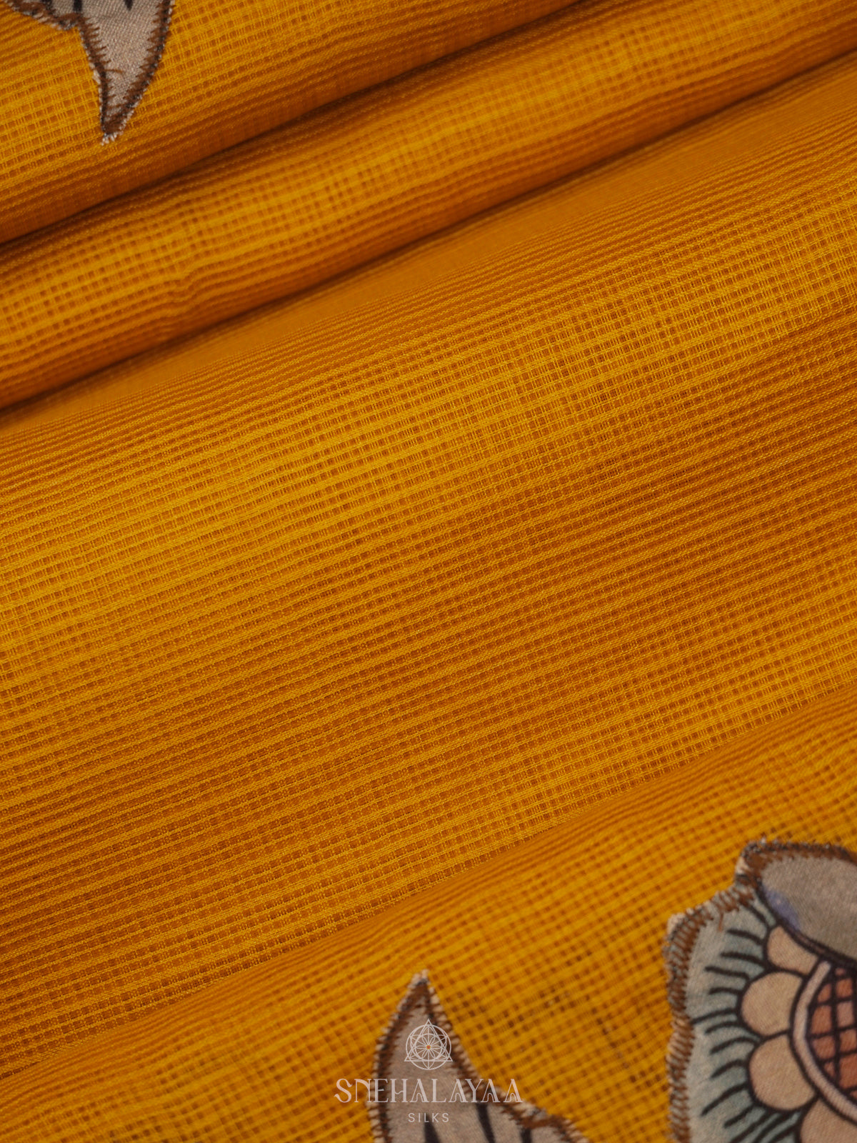 Orange Kota Saree