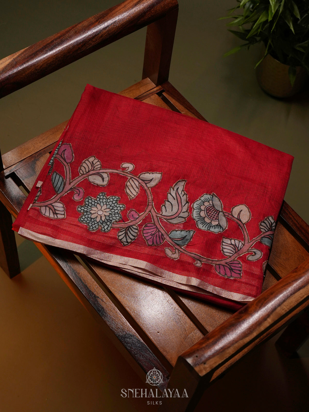 Red Kota Saree