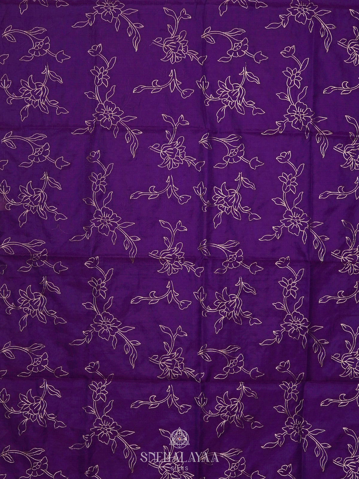 Purple Kota Saree