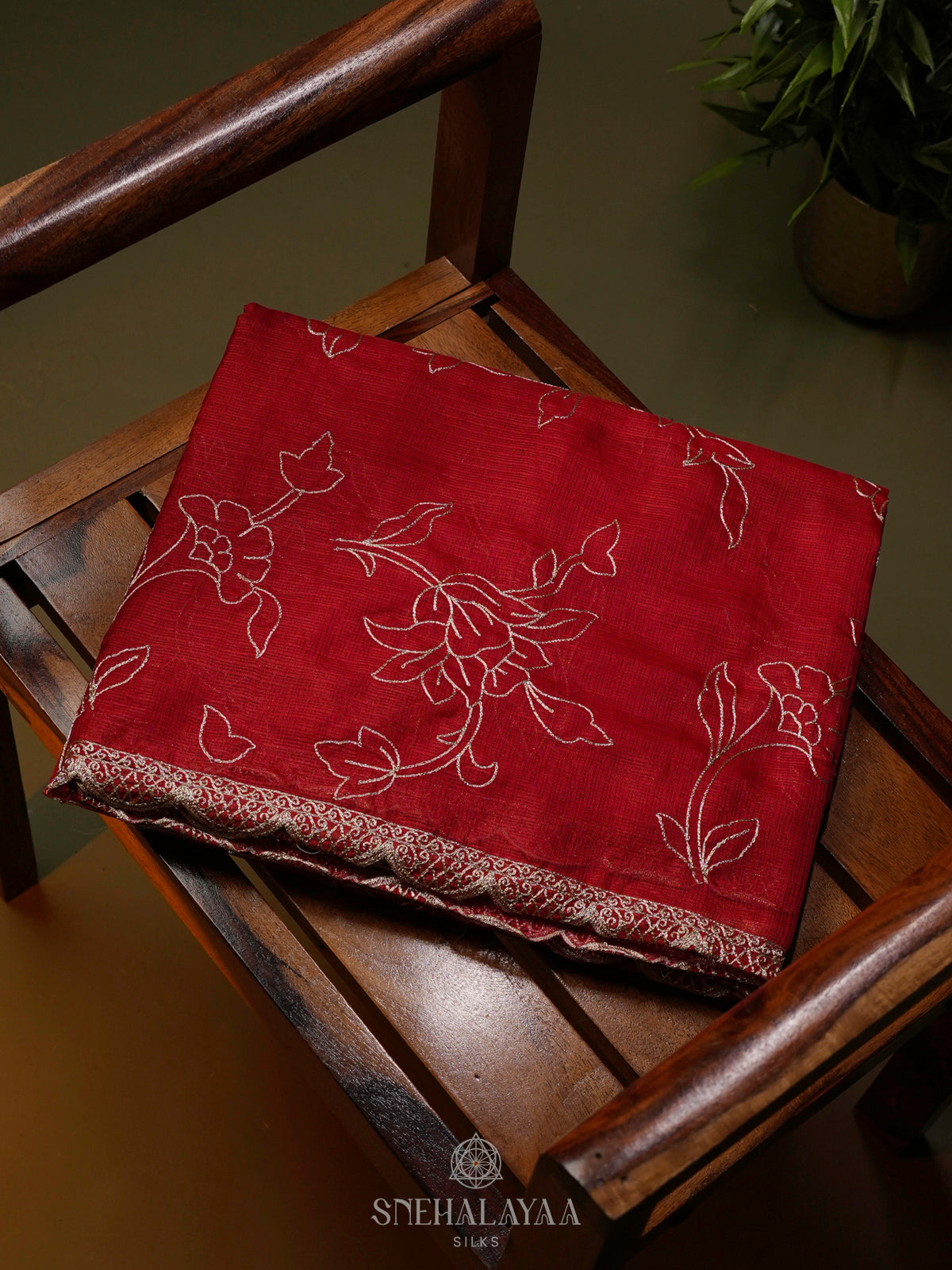 Red Kota Saree