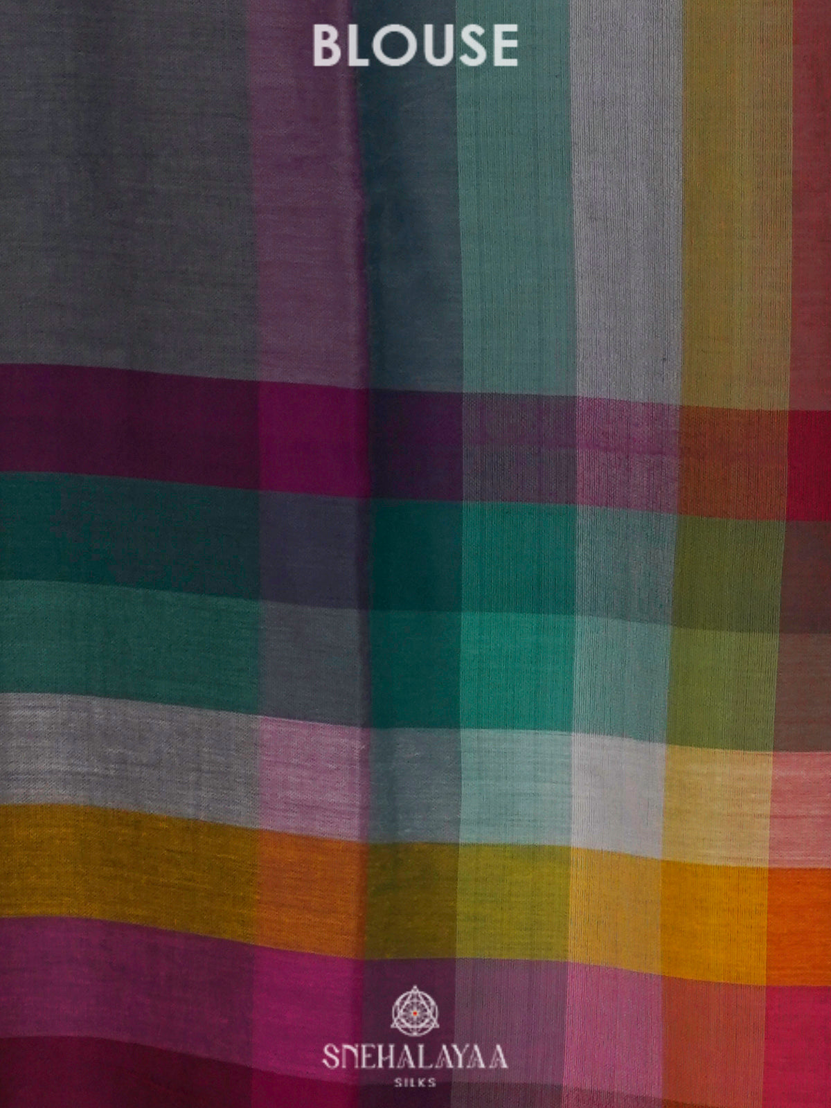 Multicolour Mul Cotton Saree