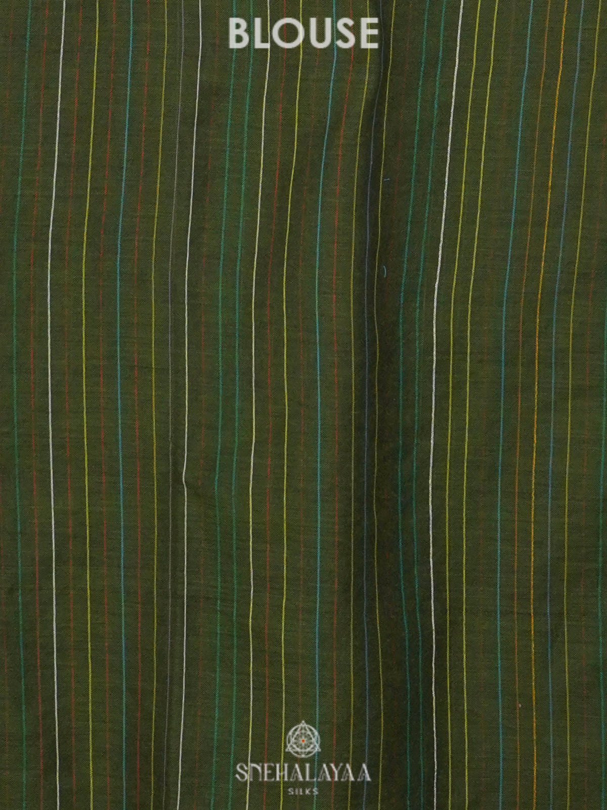 Olive Green Mul Cotton Saree