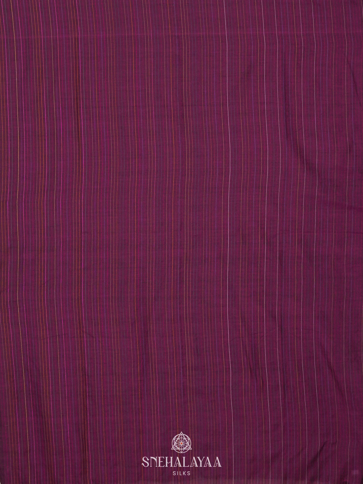 Magenta Mul Cotton Saree