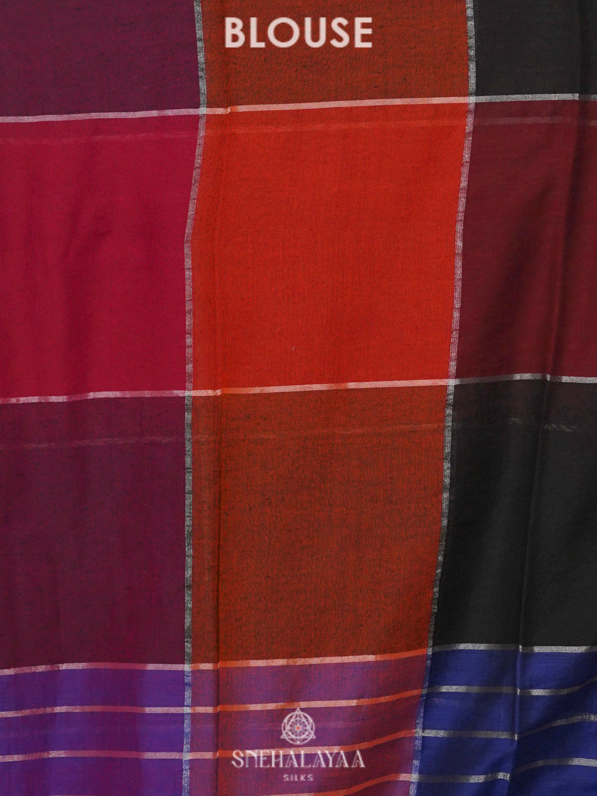 Multicolour Mul Cotton Saree
