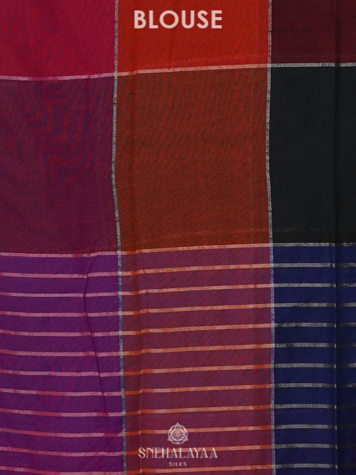 Multicolour Mul Cotton Saree