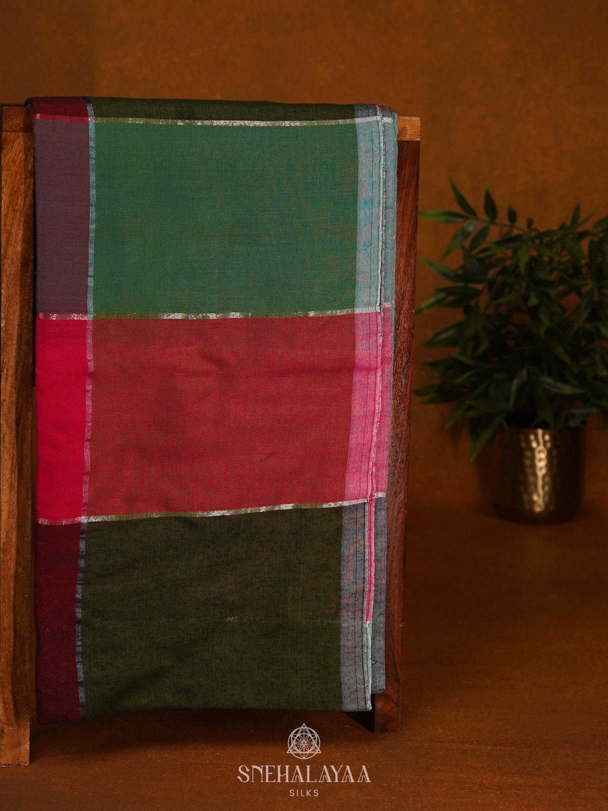 Multicolour Mul Cotton Saree