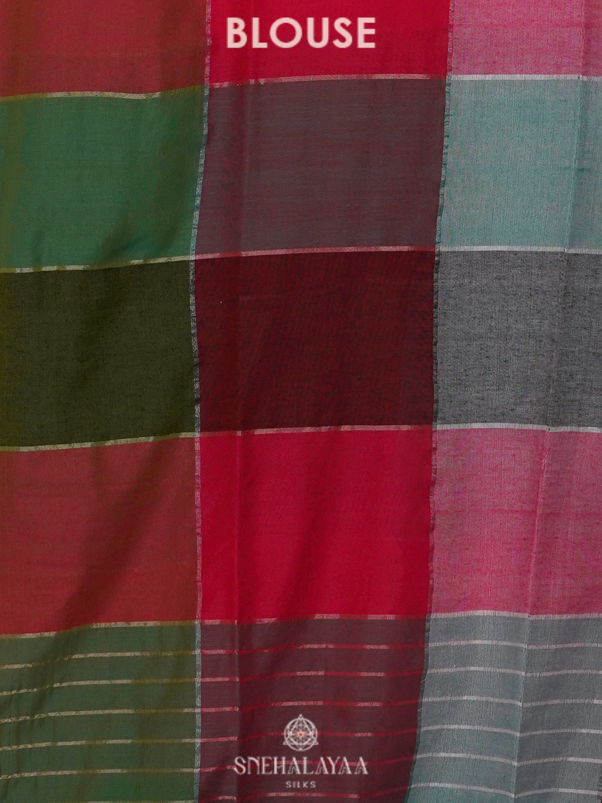 Multicolour Mul Cotton Saree