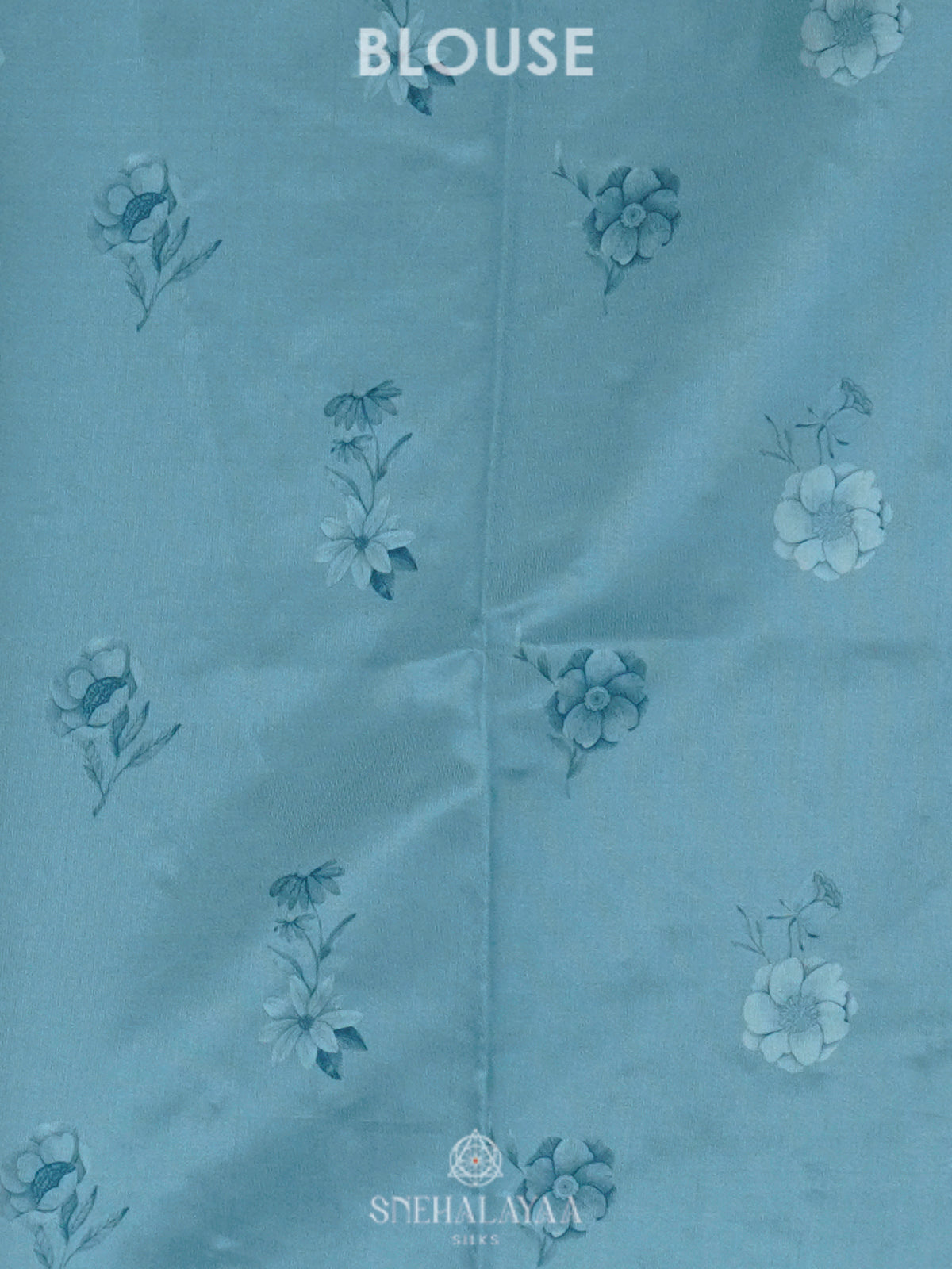 Pale Blue Kota Saree