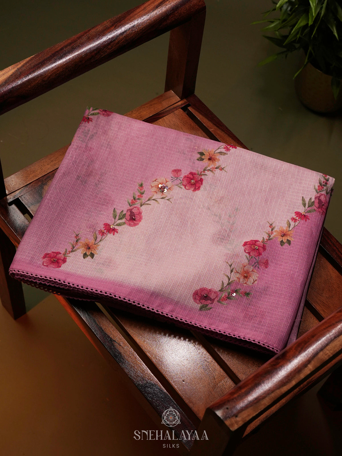 Pink Kota Saree