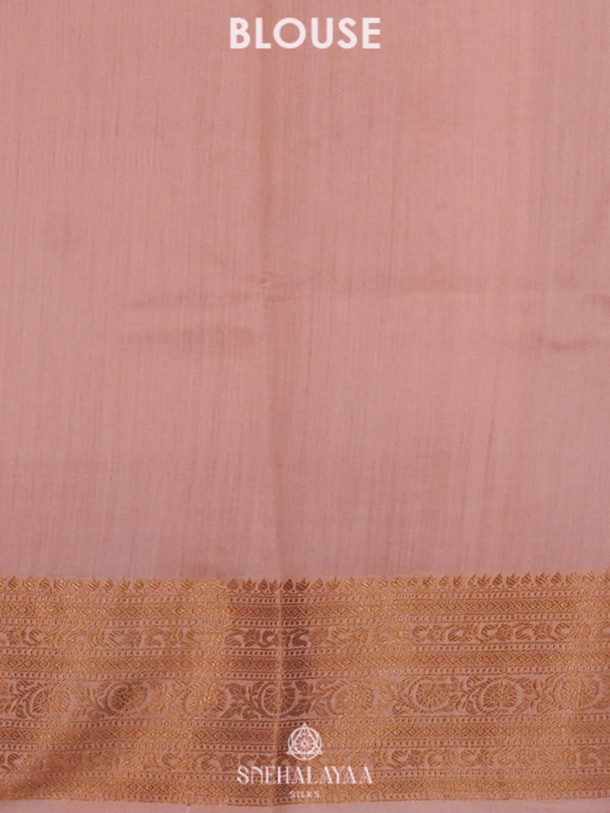 Peach Chanderi Saree