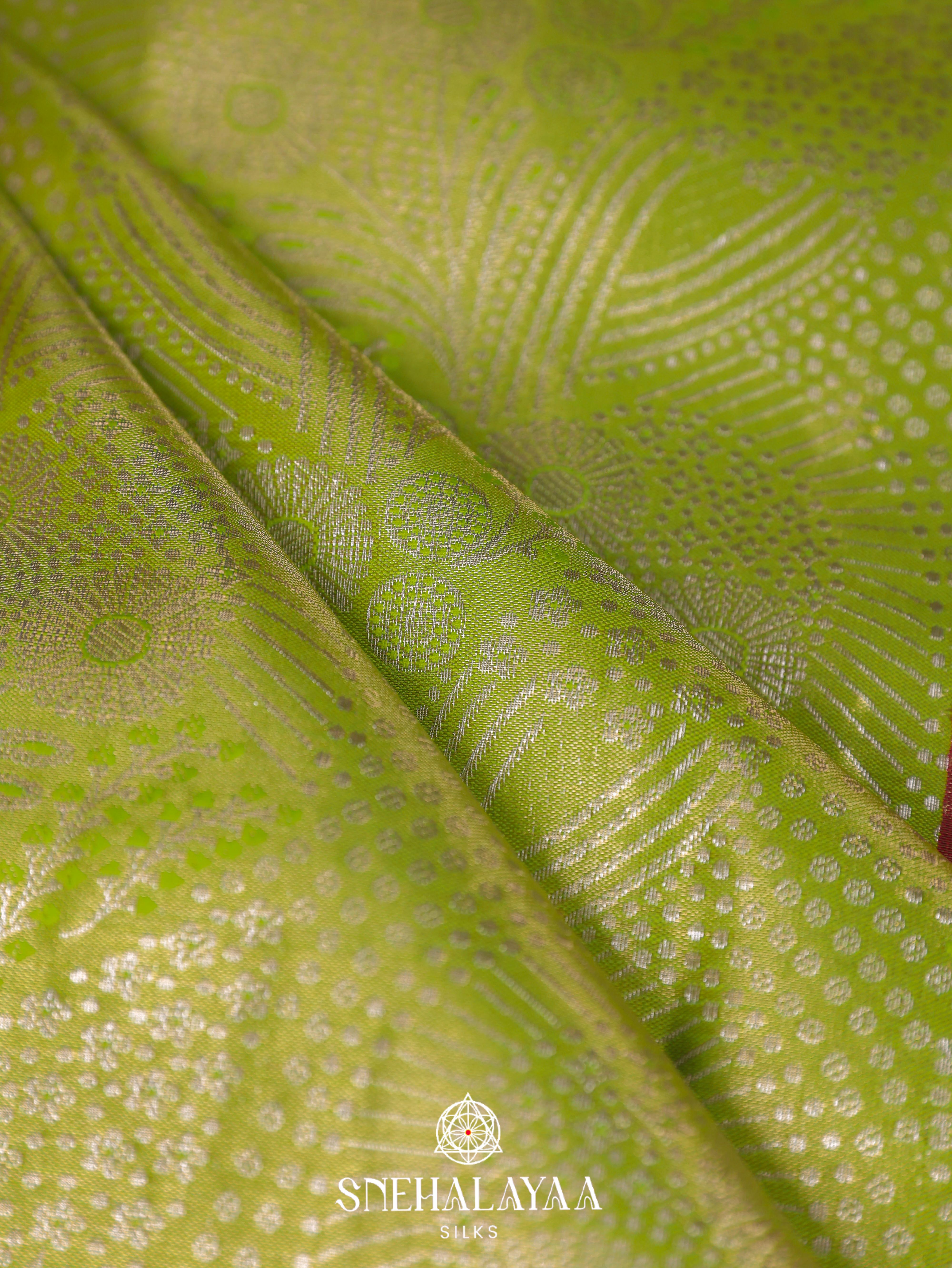 Green Art Silk Saree