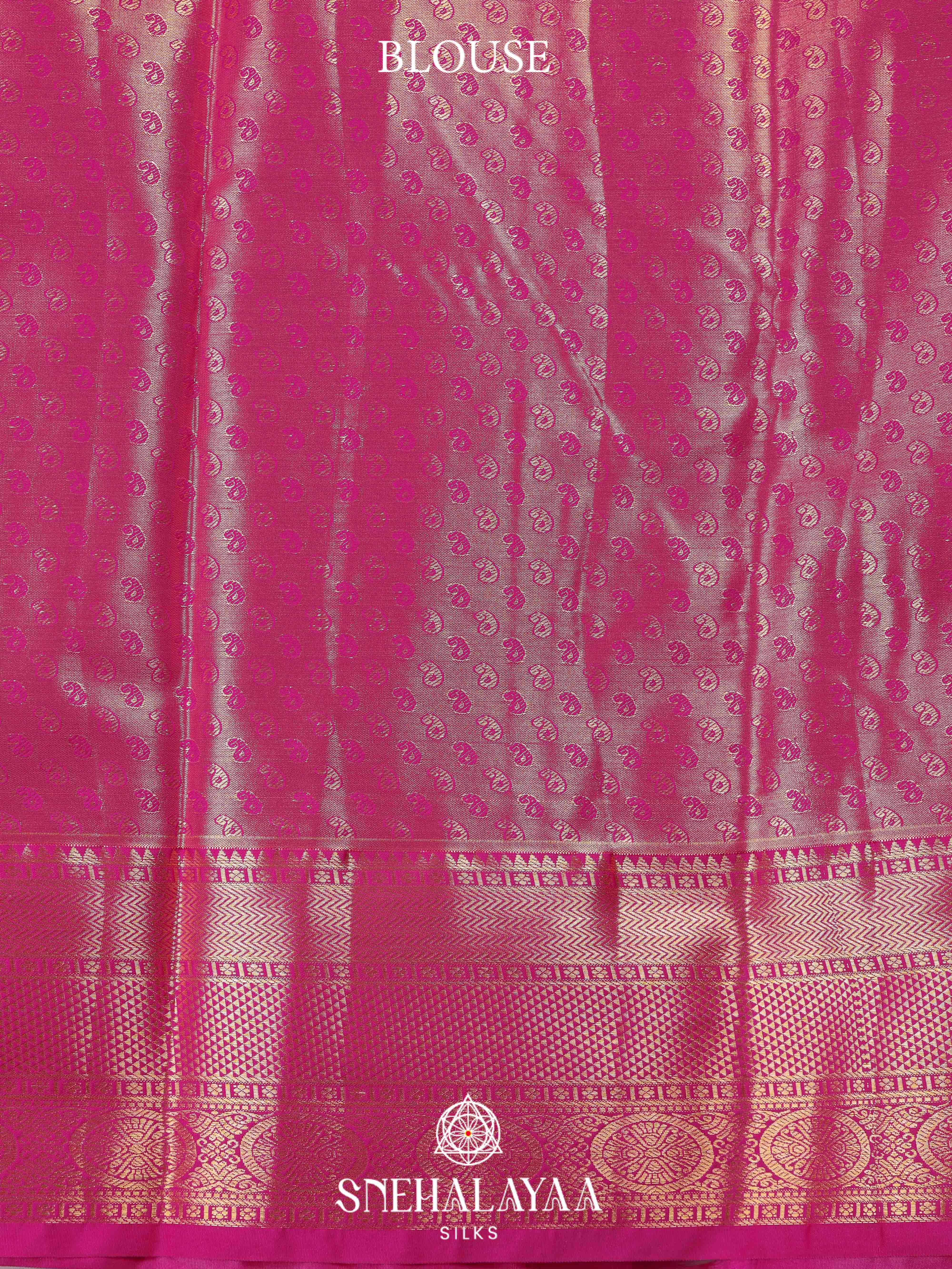 Teal Blue Art Silk Saree