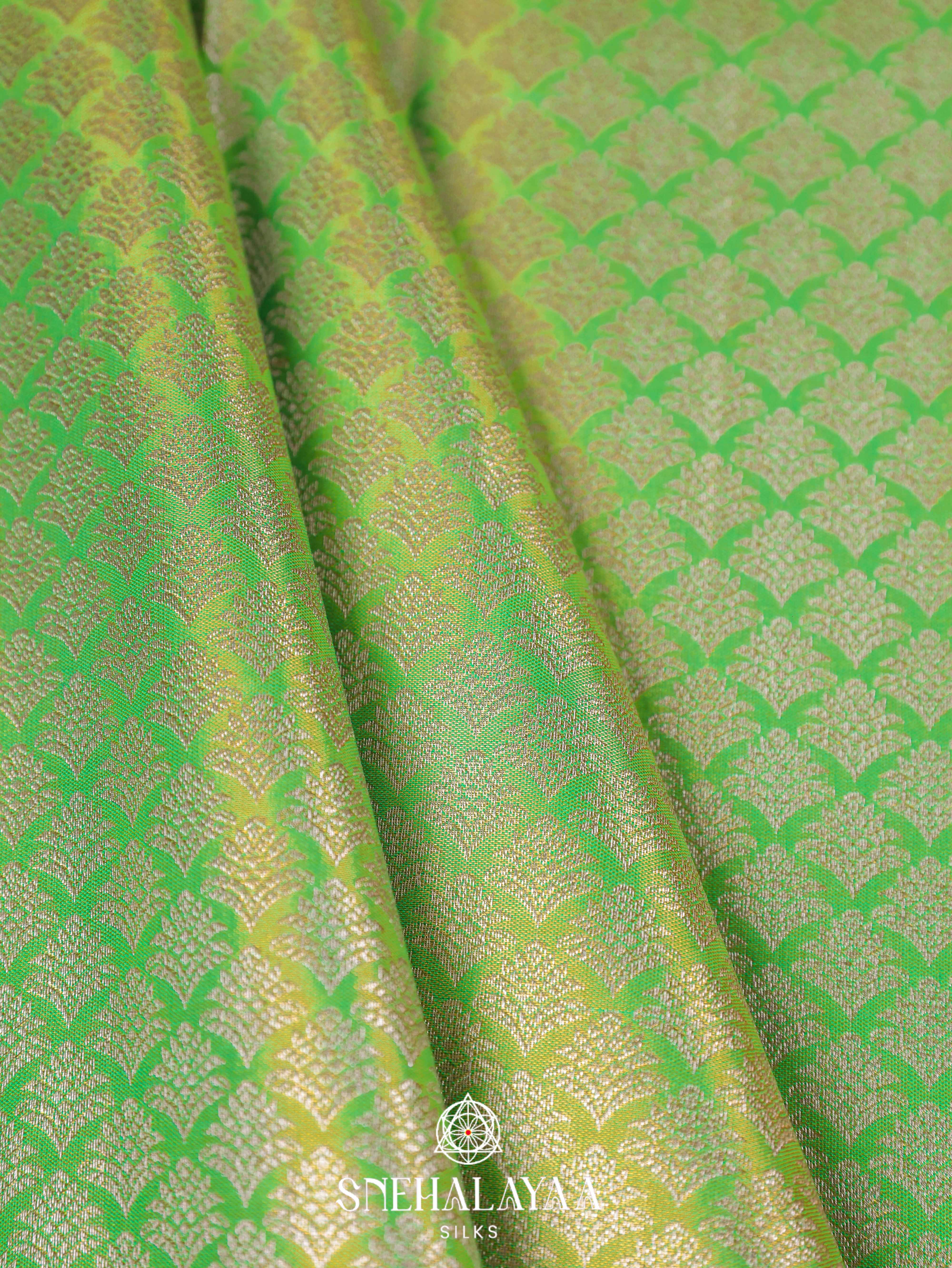Green Art Silk Saree