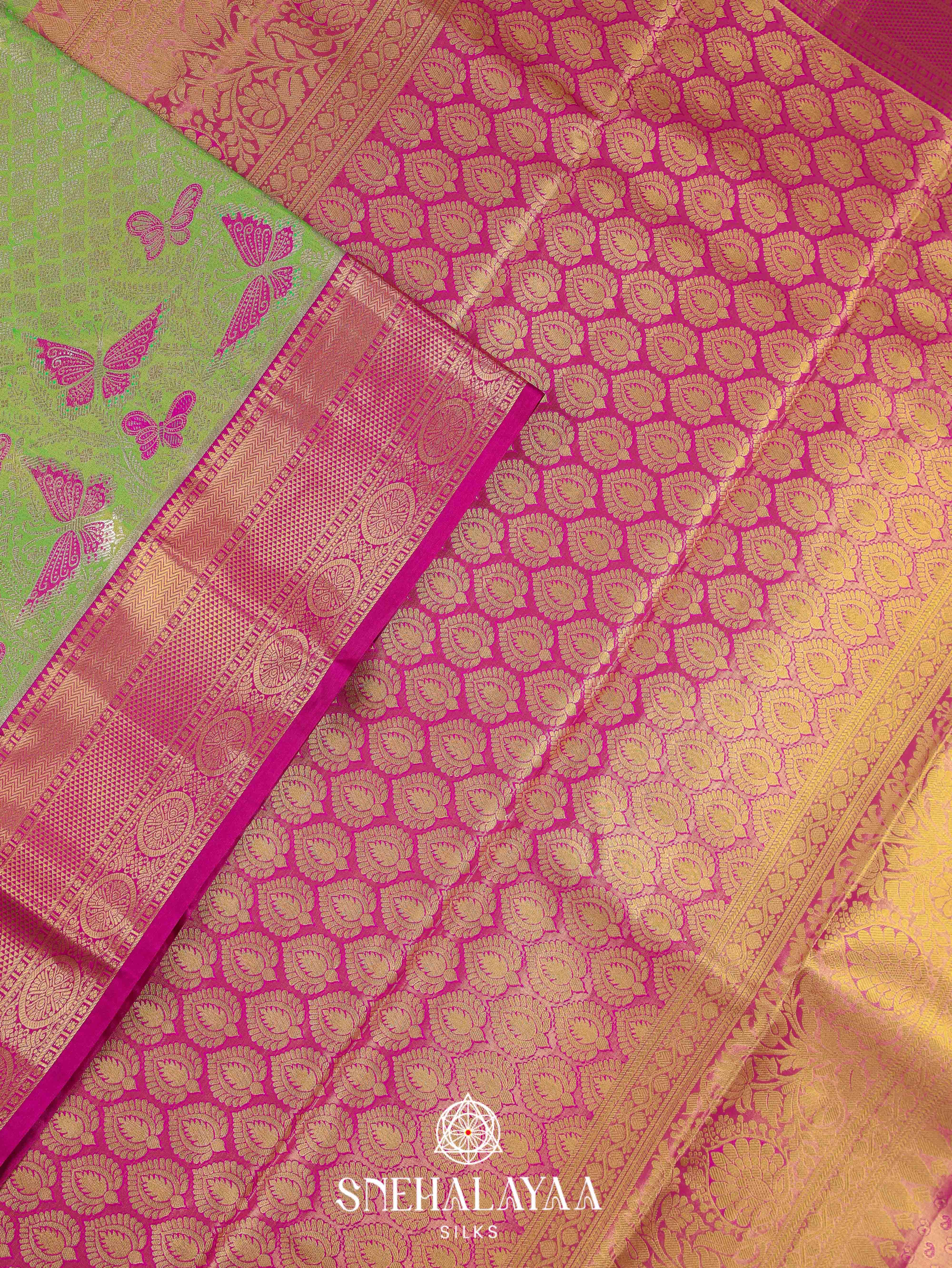 Green Art Silk Saree