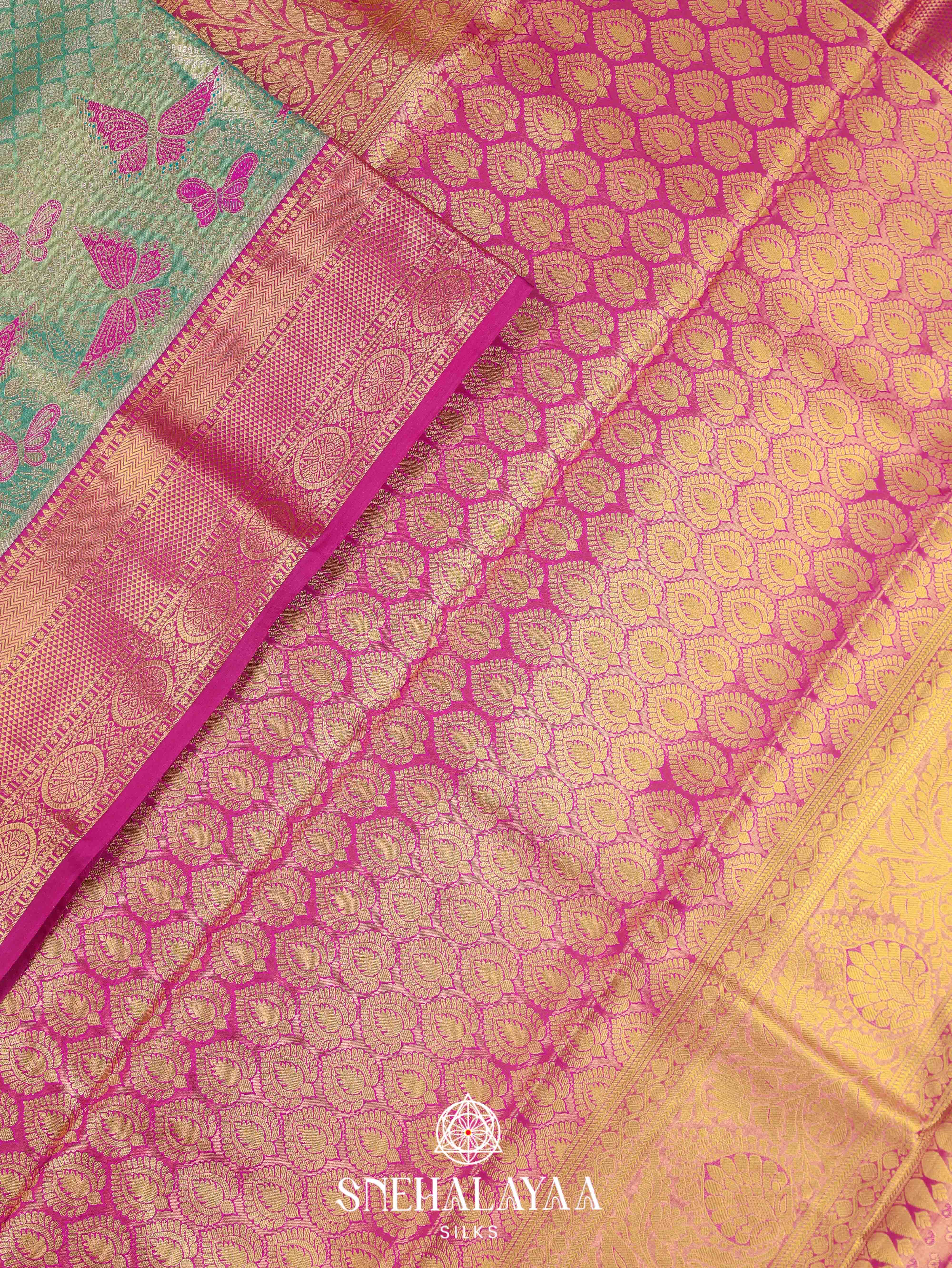 Green Art Silk Saree