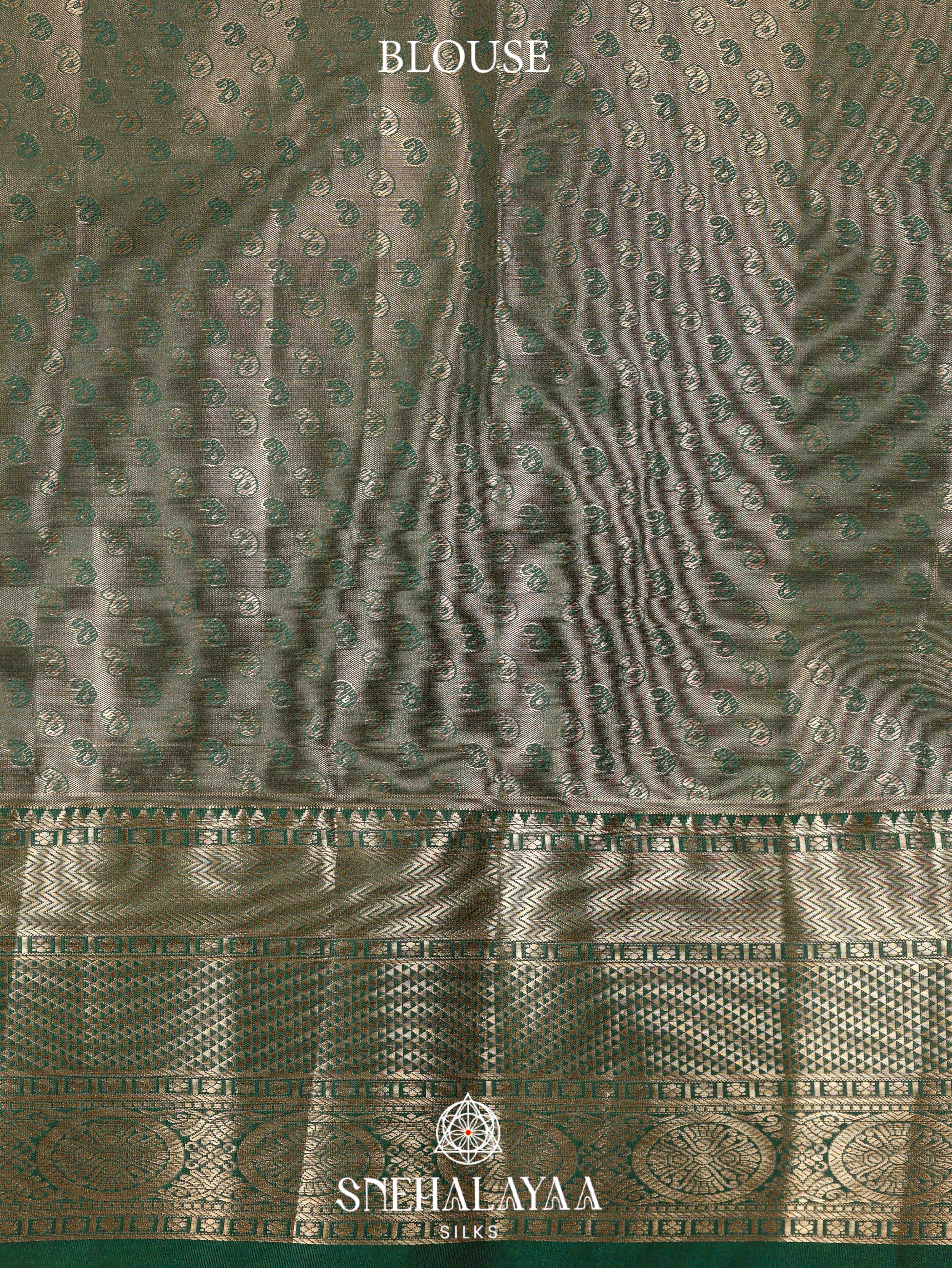 Peach Art Silk Saree