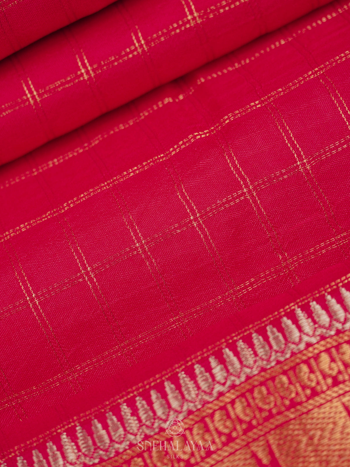 Pink Banaras Silk Saree