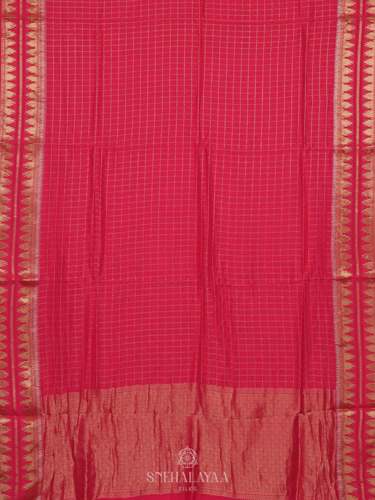 Pink Banaras Silk Saree