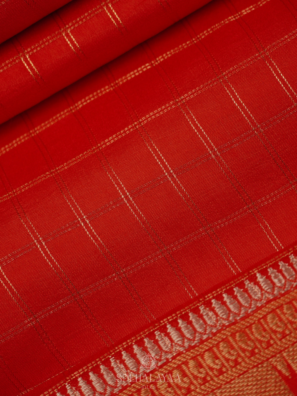 Red Banaras Silk Saree