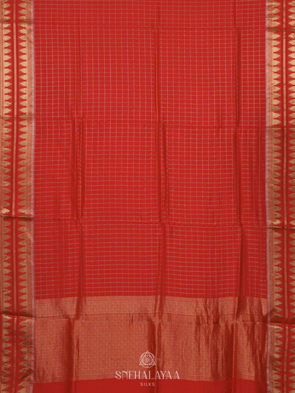 Red Banaras Silk Saree