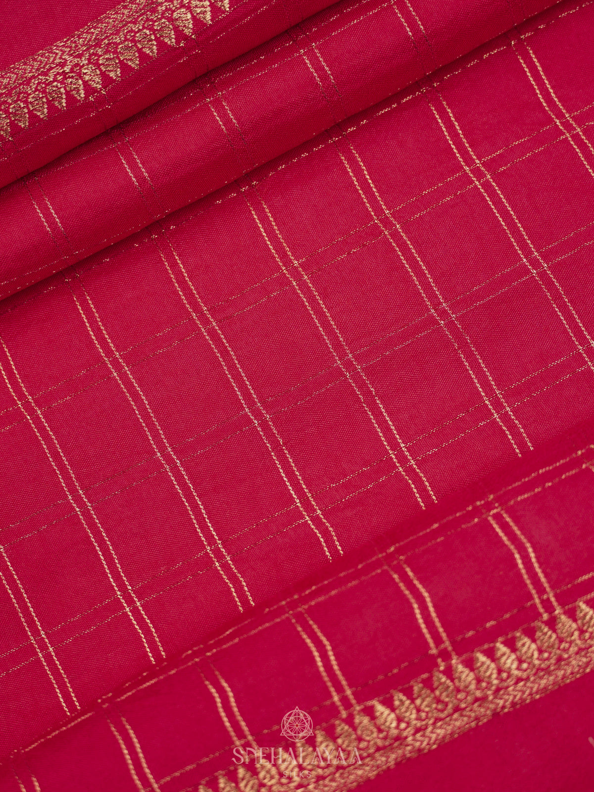 Pink Banaras Silk Saree