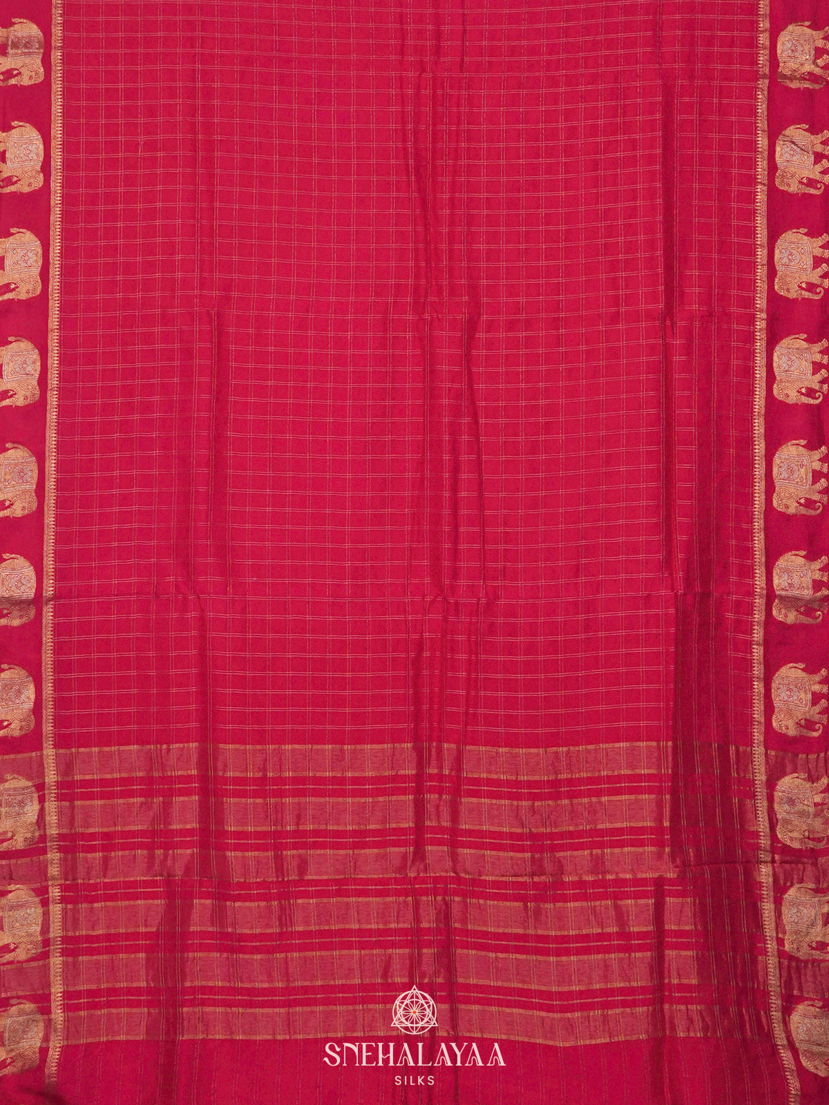 Pink Banaras Silk Saree