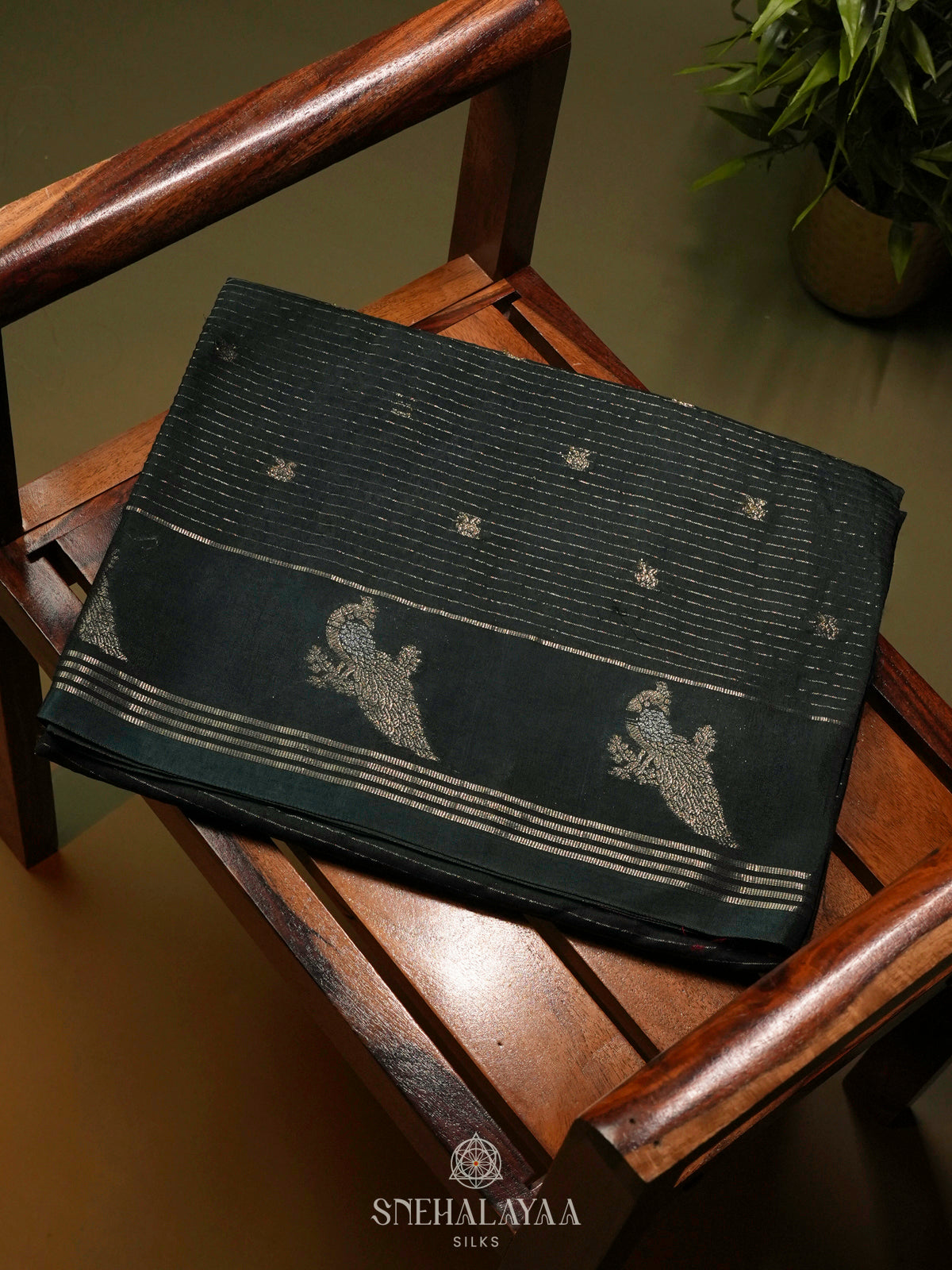Green Banaras Silk Saree