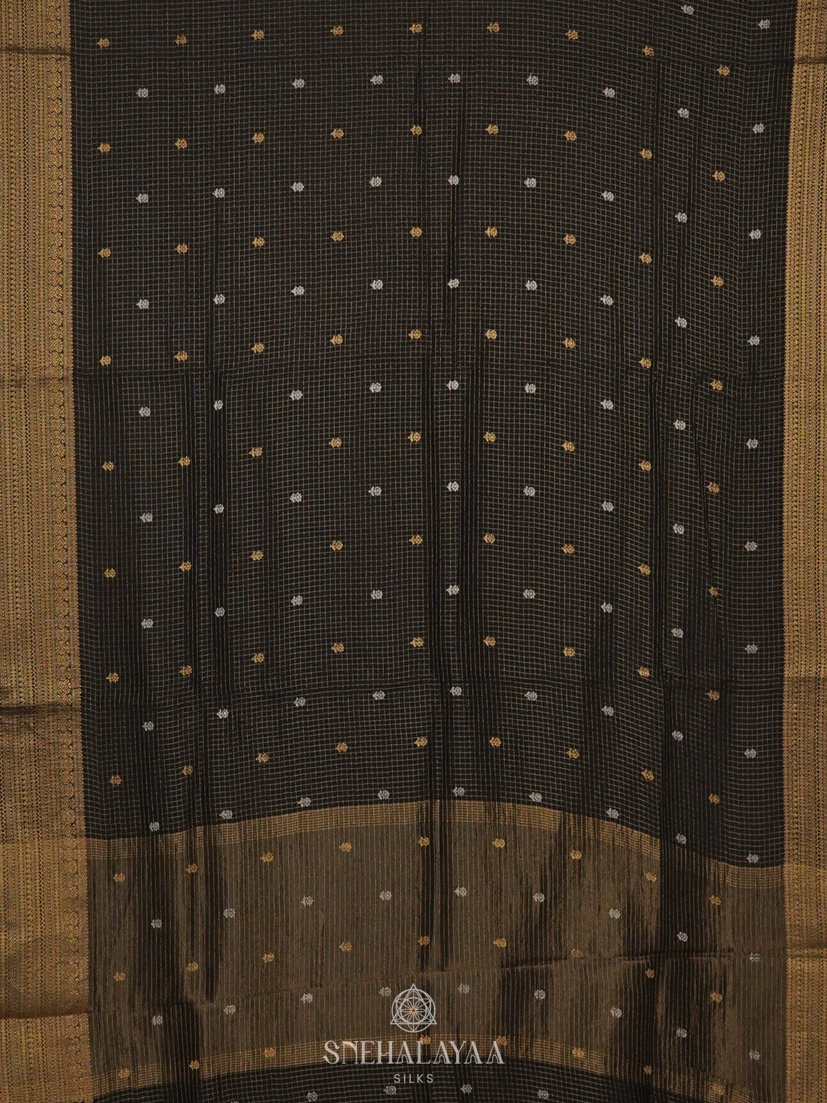 Black  Banaras Silk Saree