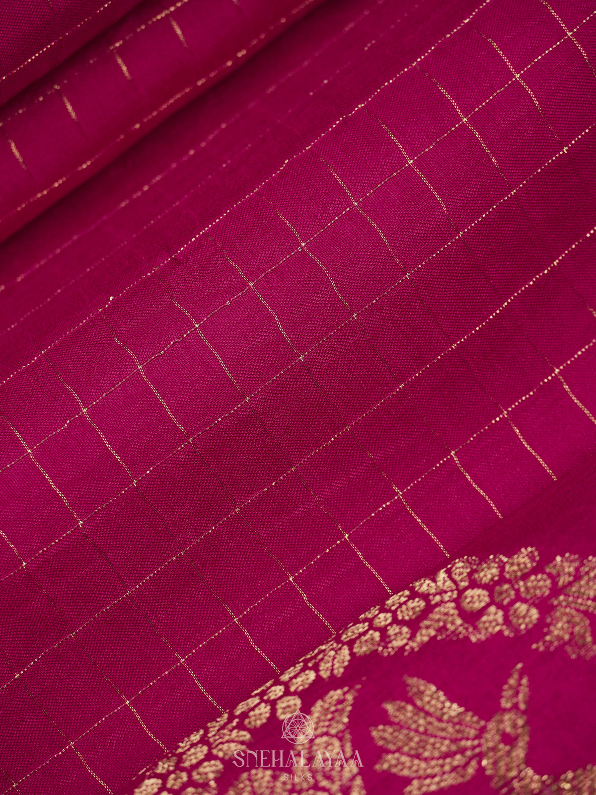 Pink Banaras Silk Saree
