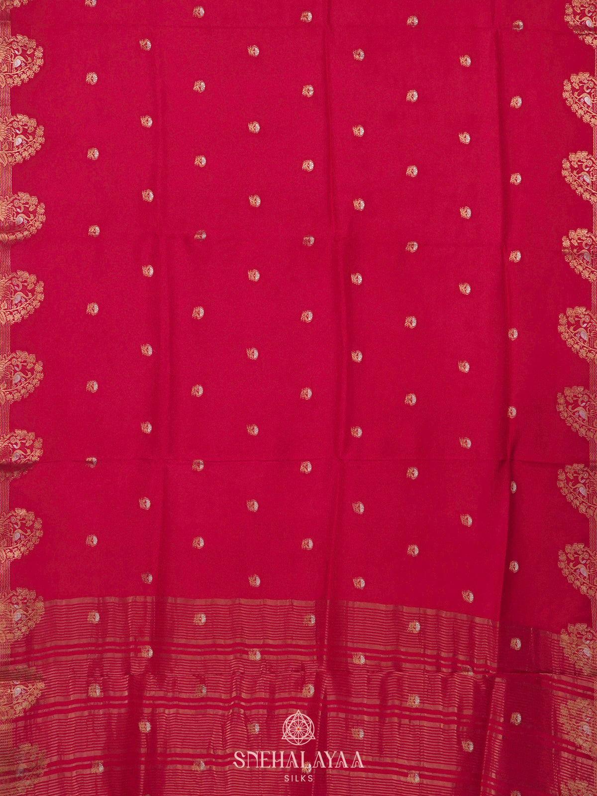 Pink Banaras Silk Saree