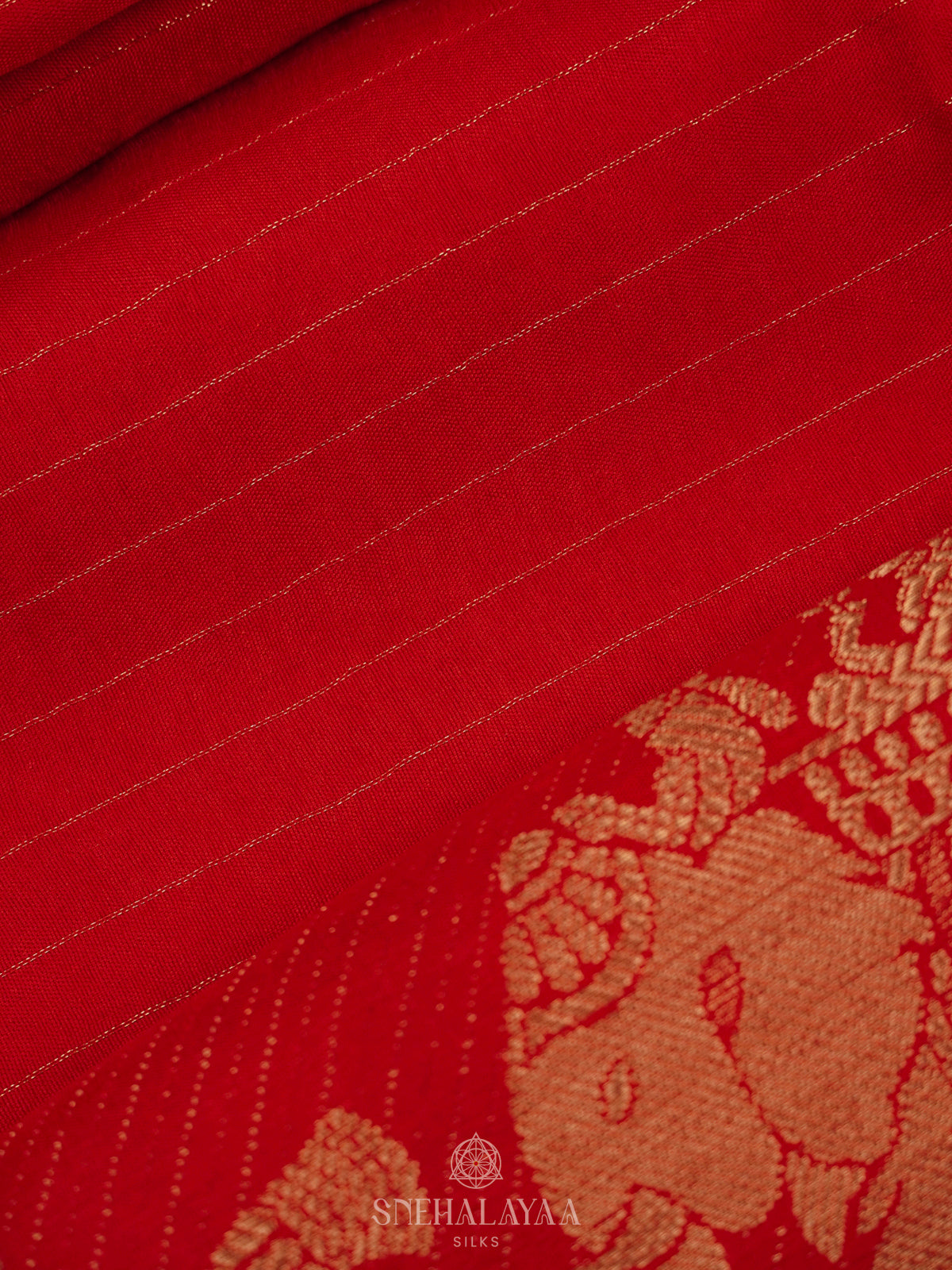 Red Banaras Silk Saree