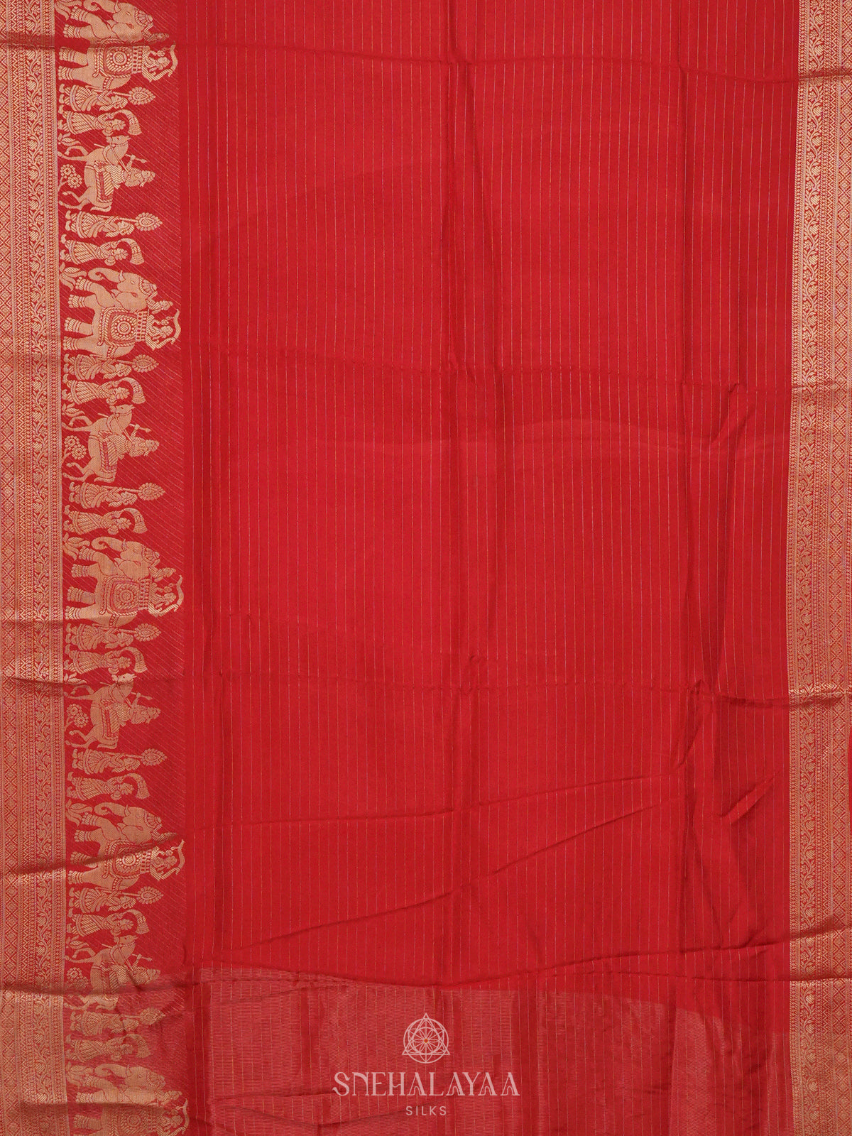 Red Banaras Silk Saree