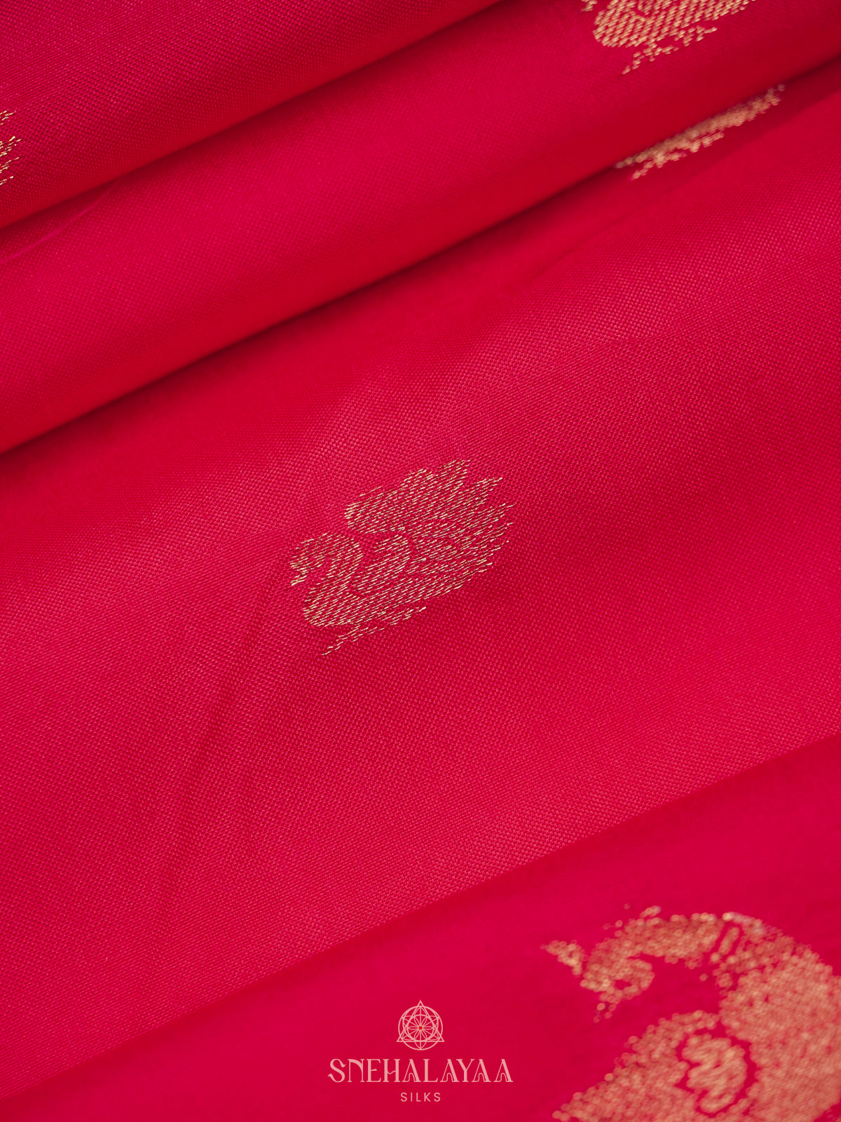 Pink Banaras Silk Saree