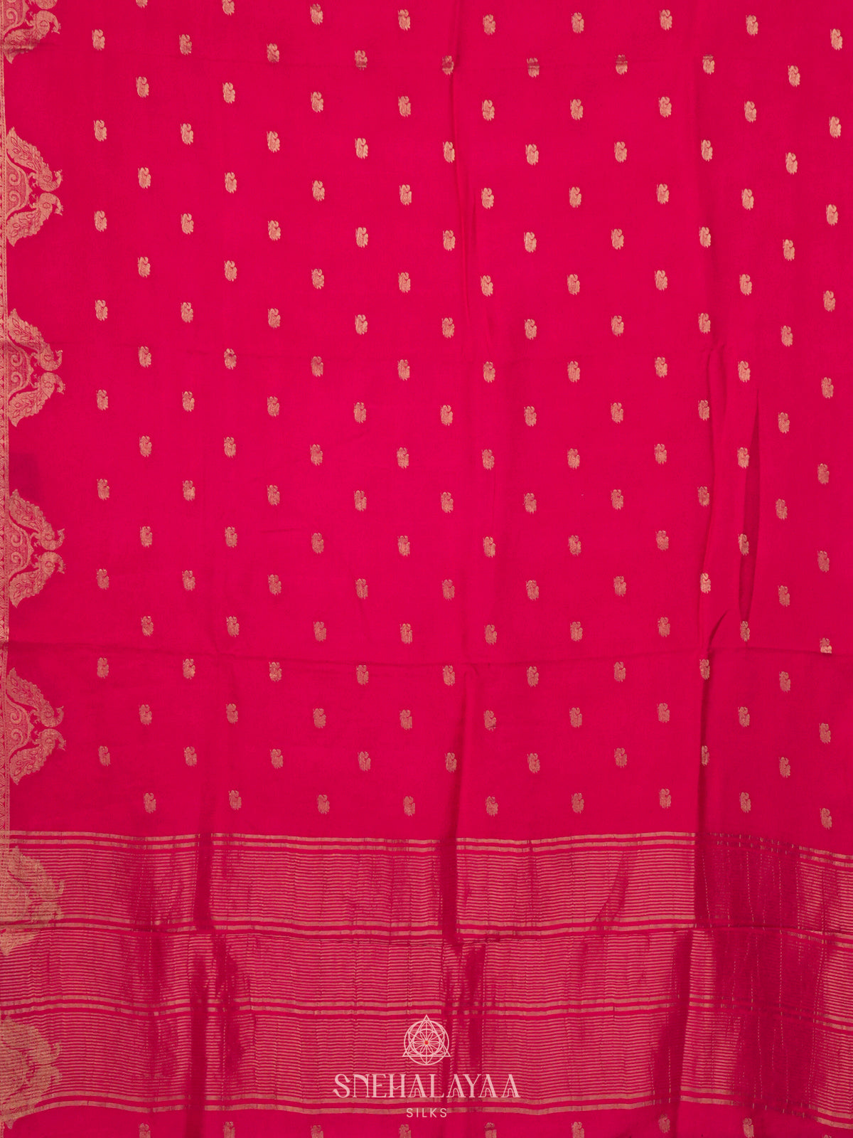 Pink Banaras Silk Saree