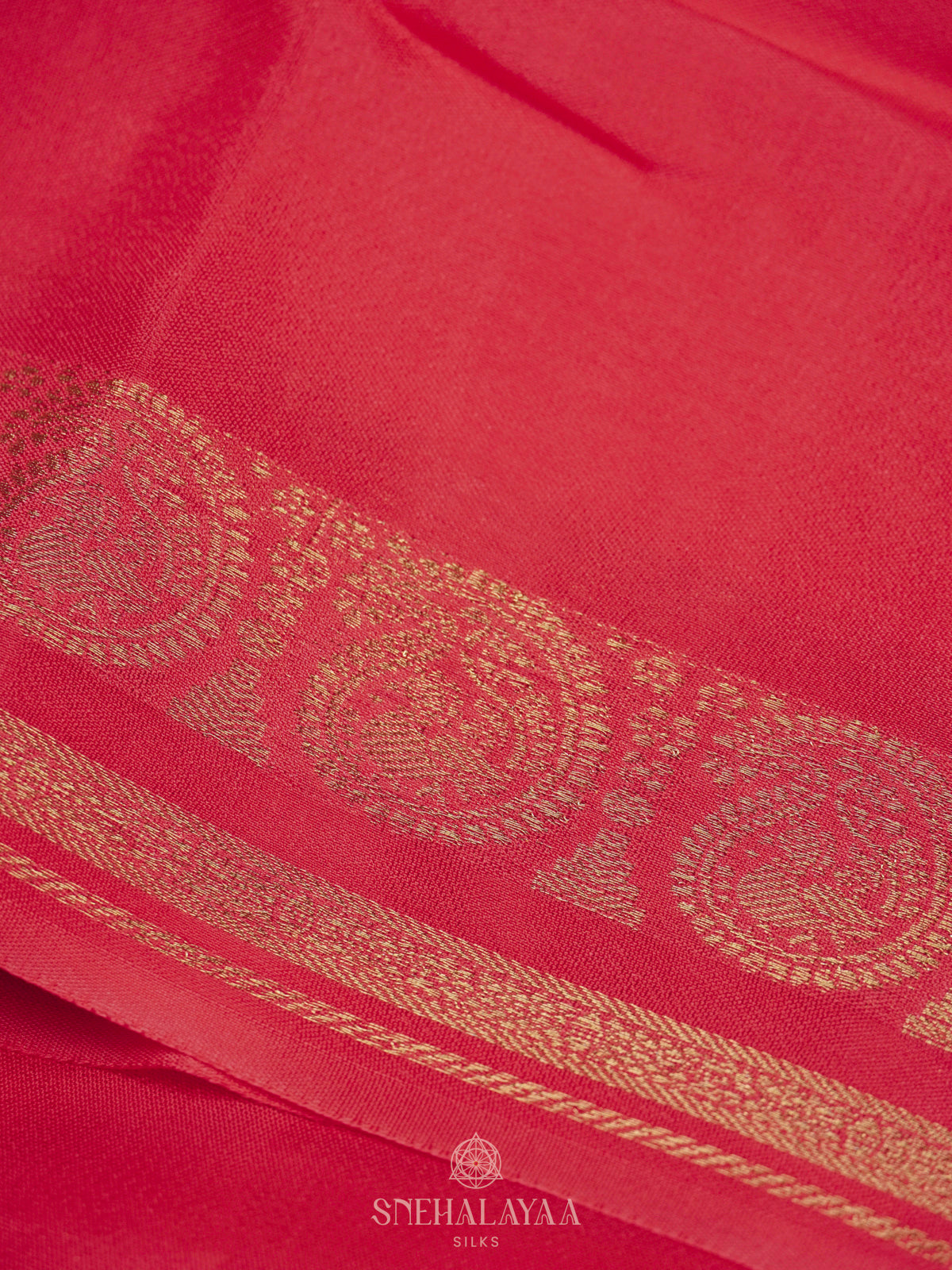 Pink Mysore Silk Saree