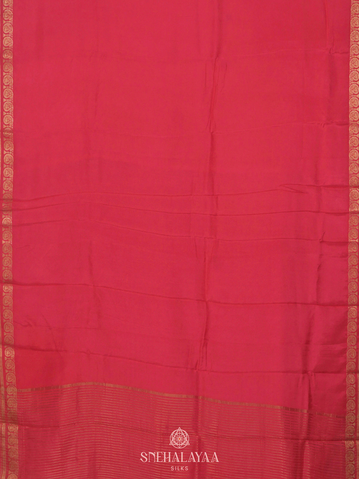 Pink Mysore Silk Saree