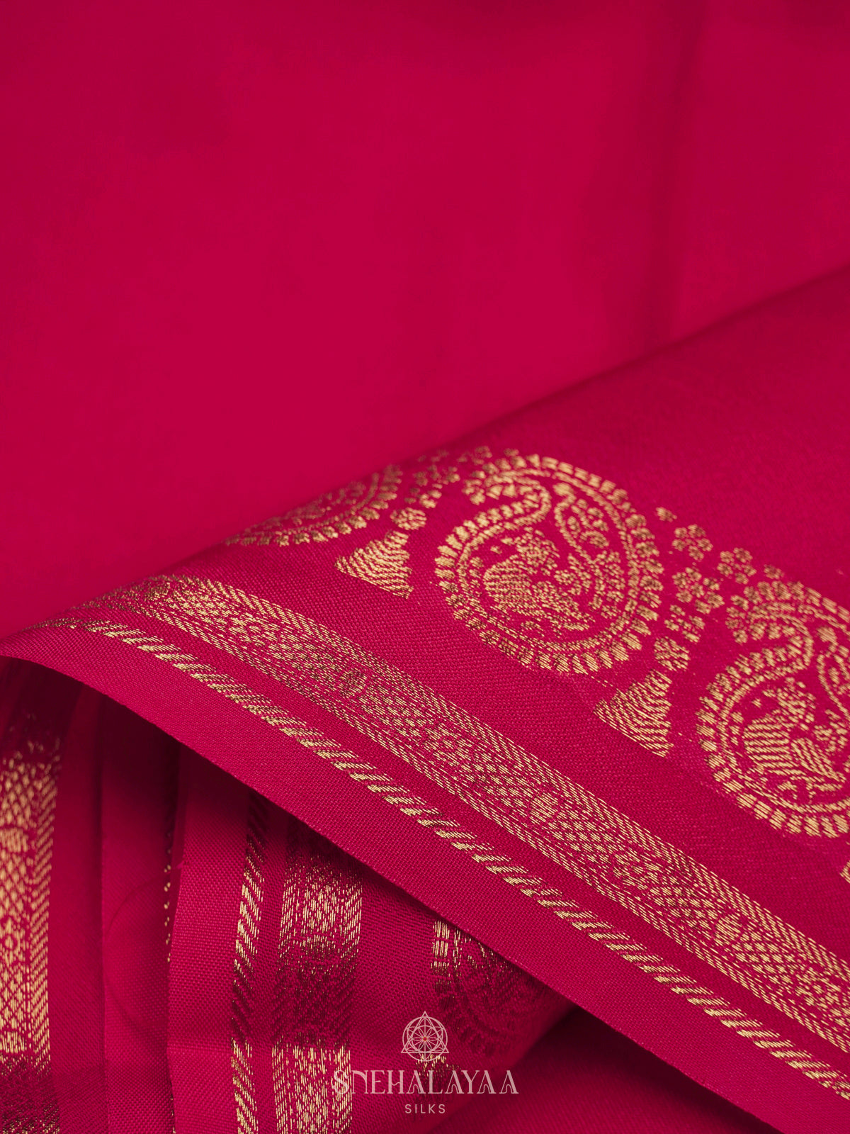 Pink Mysore Silk Saree