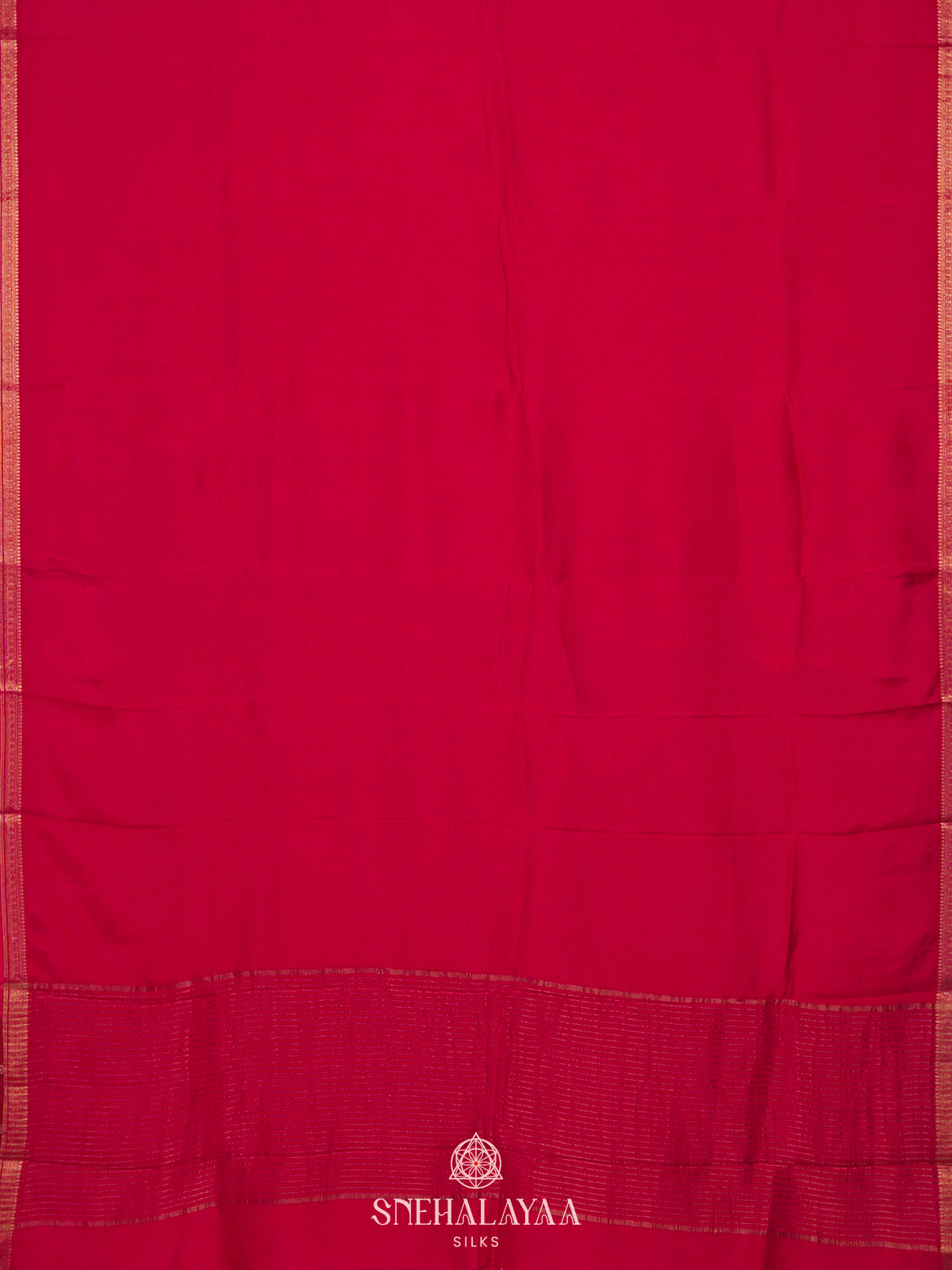 Pink Mysore Silk Saree