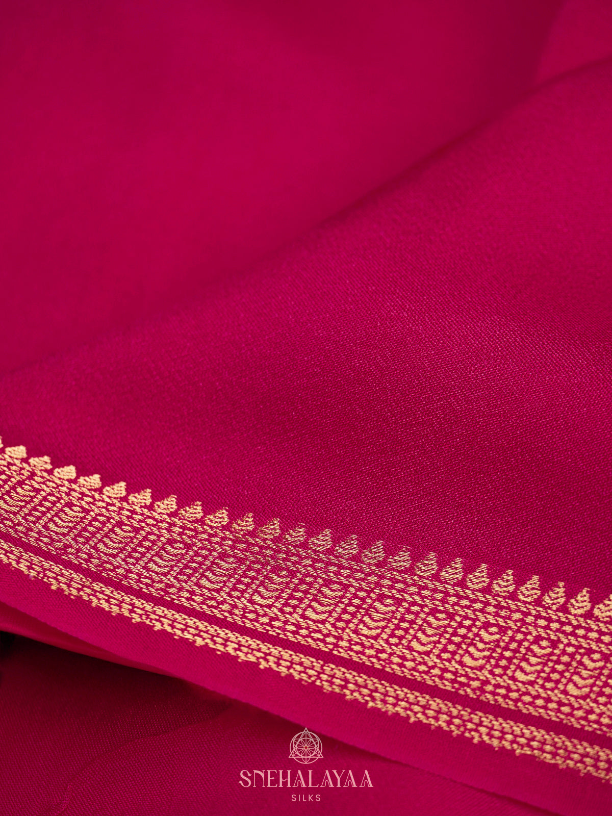 Pink Mysore Silk Saree
