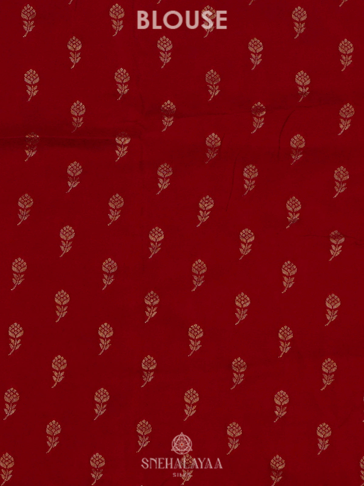 Red Mysore Silk Saree