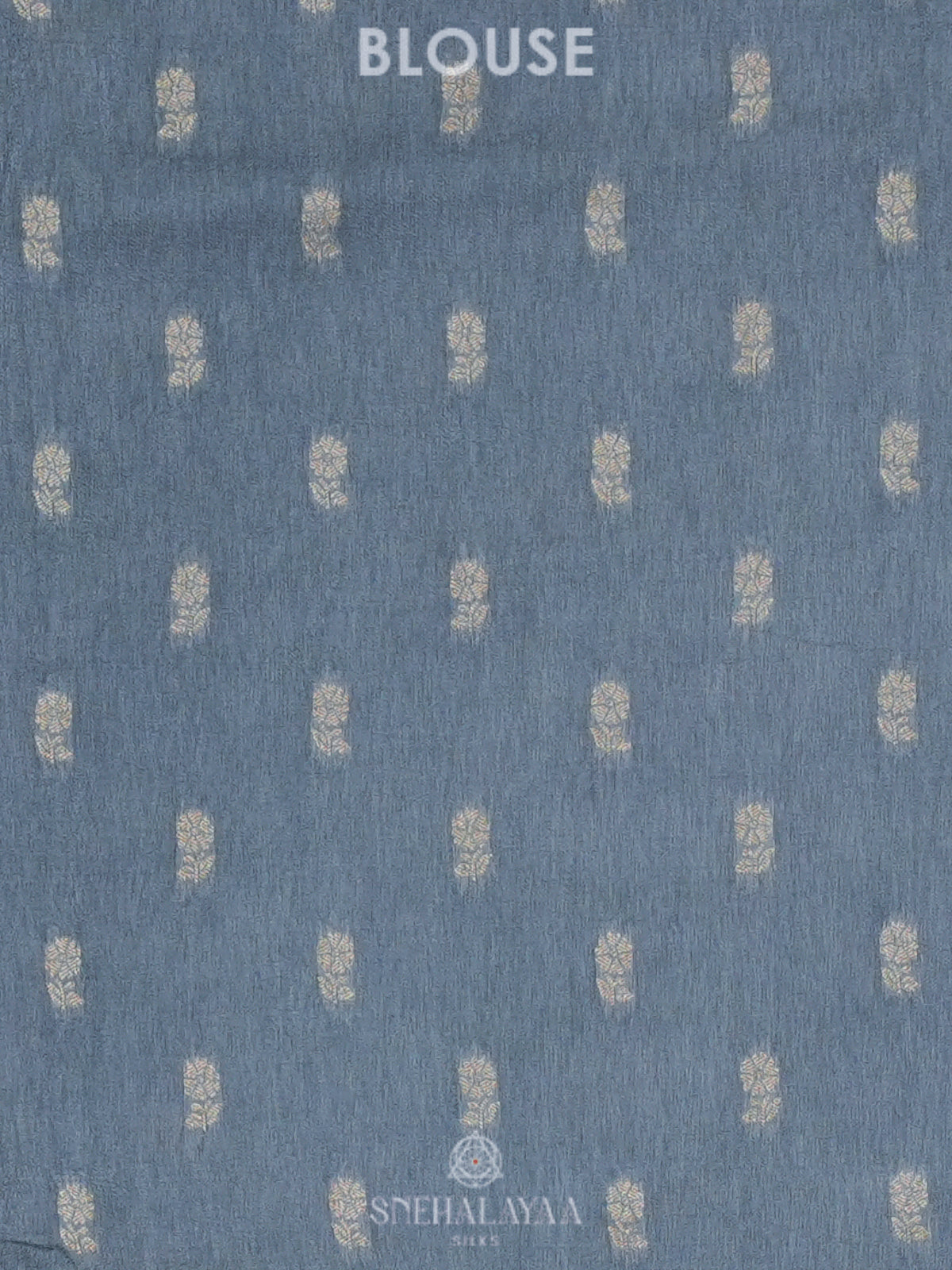 Blue Banaras Silk Saree