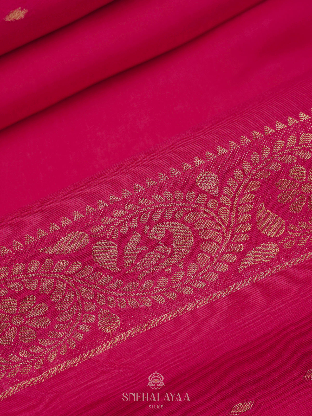 Pink Banaras Silk Saree