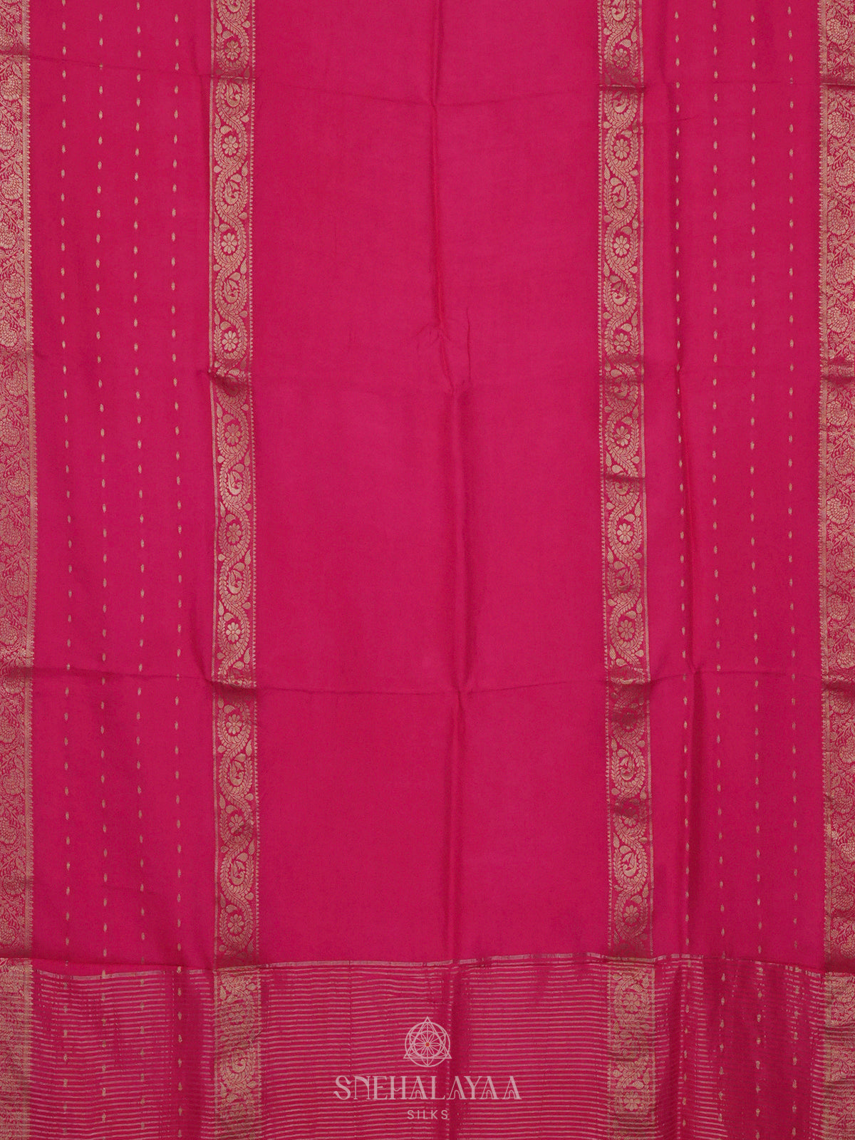 Pink Banaras Silk Saree