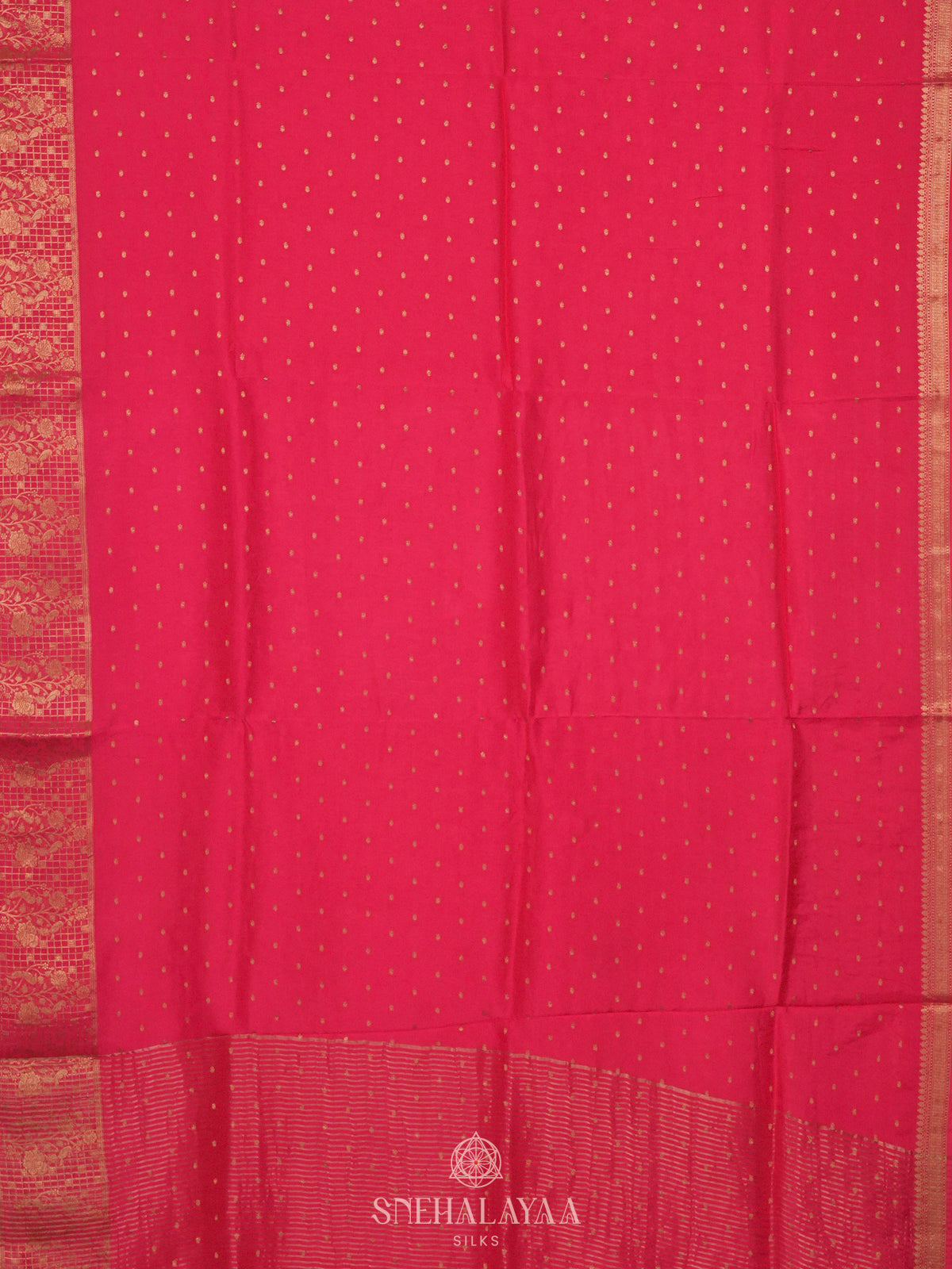 Pink Banaras Silk Saree