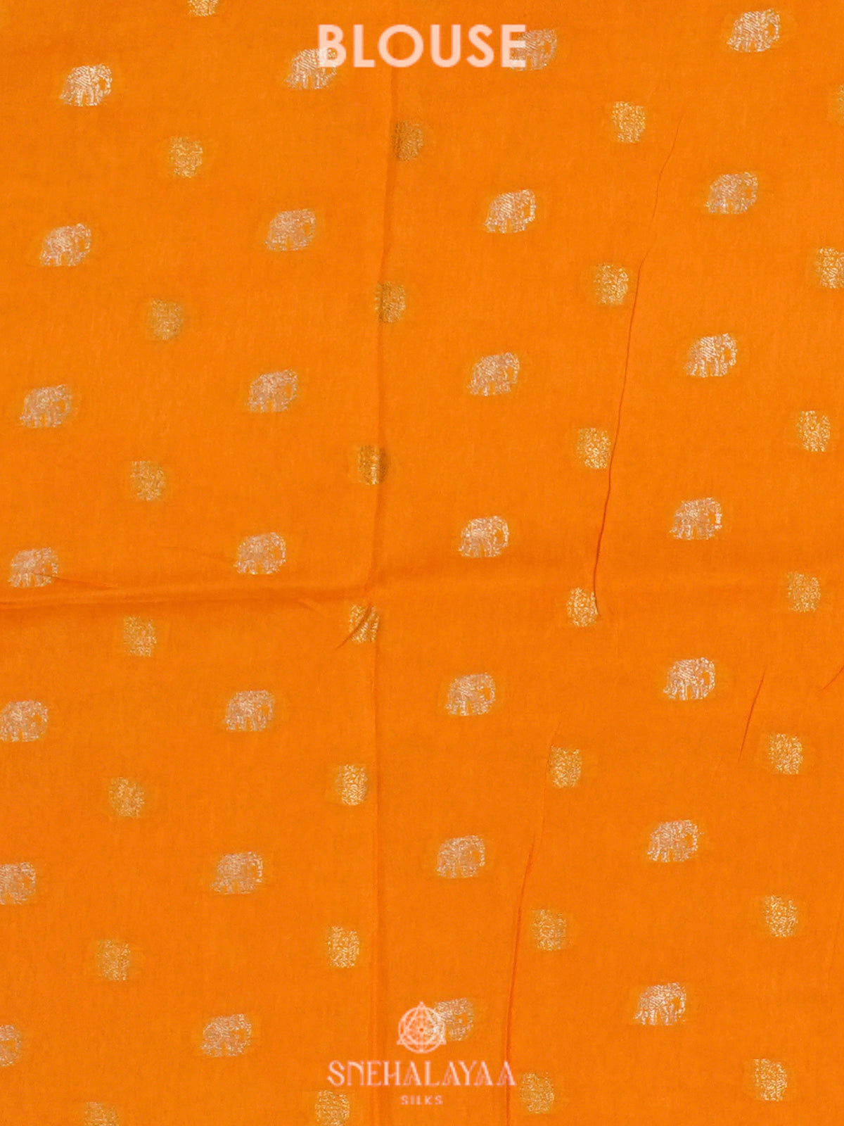 Mango Yellow Banaras Silk Saree