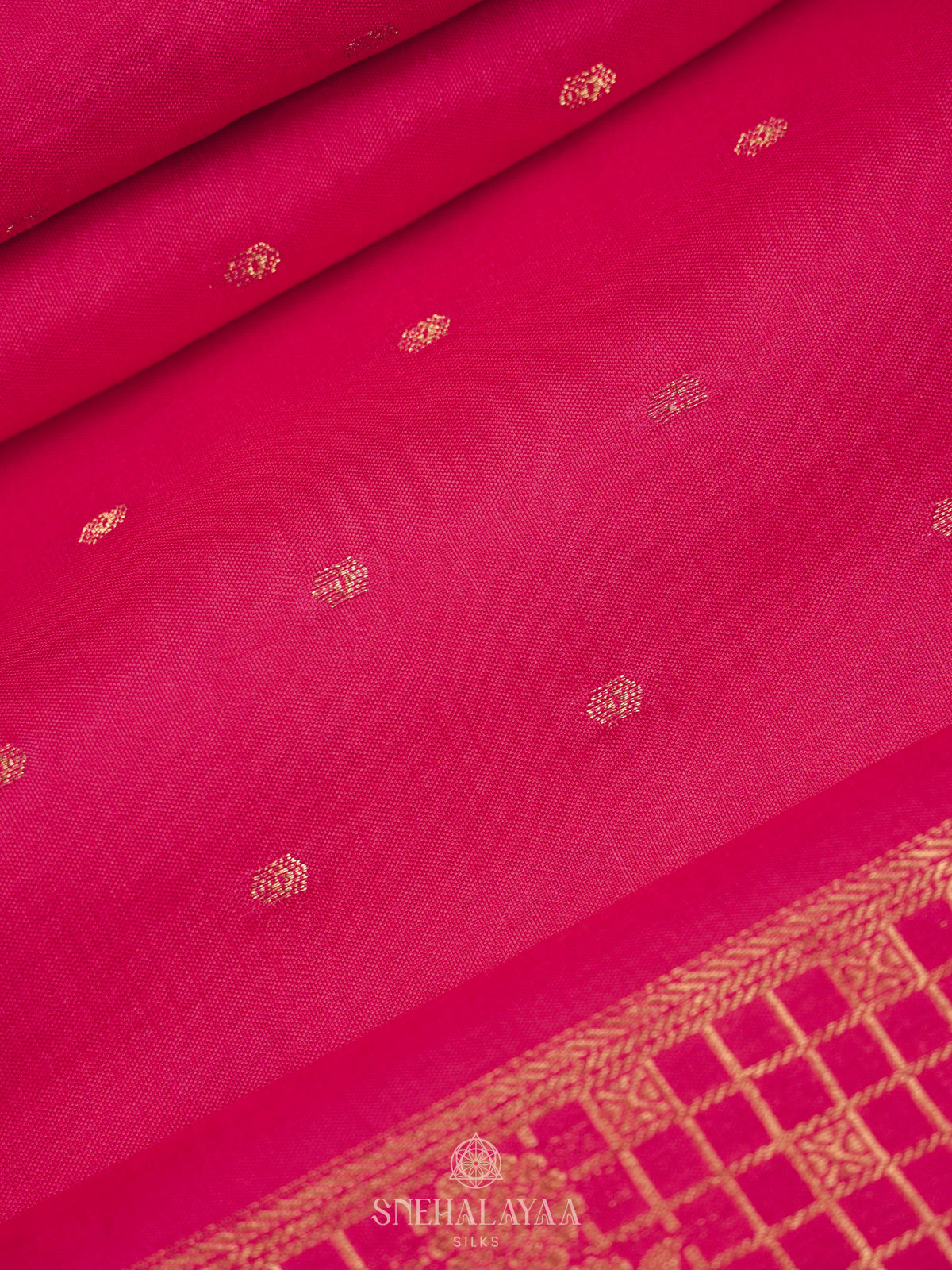 Pink Banaras Silk Saree
