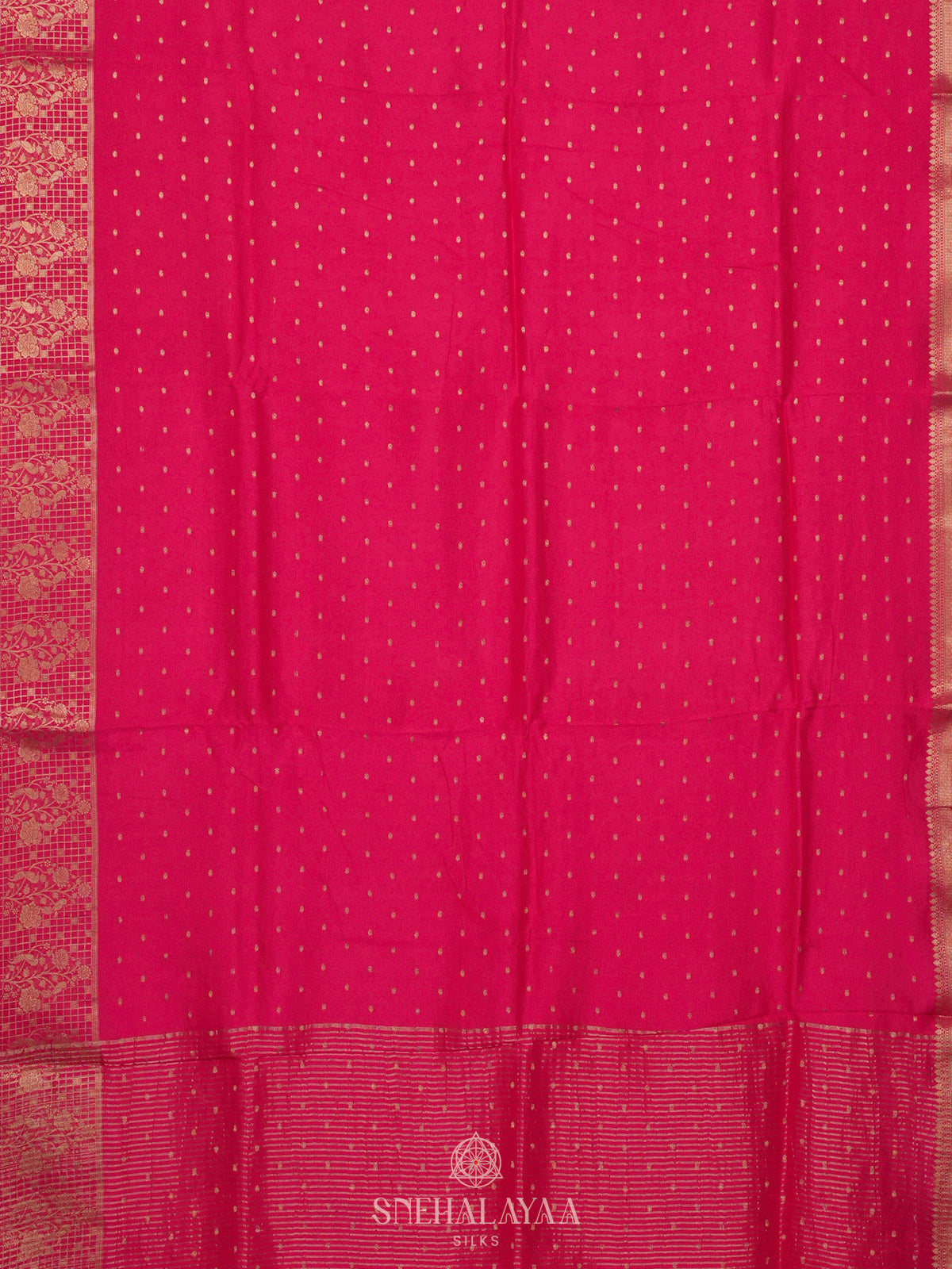 Pink Banaras Silk Saree